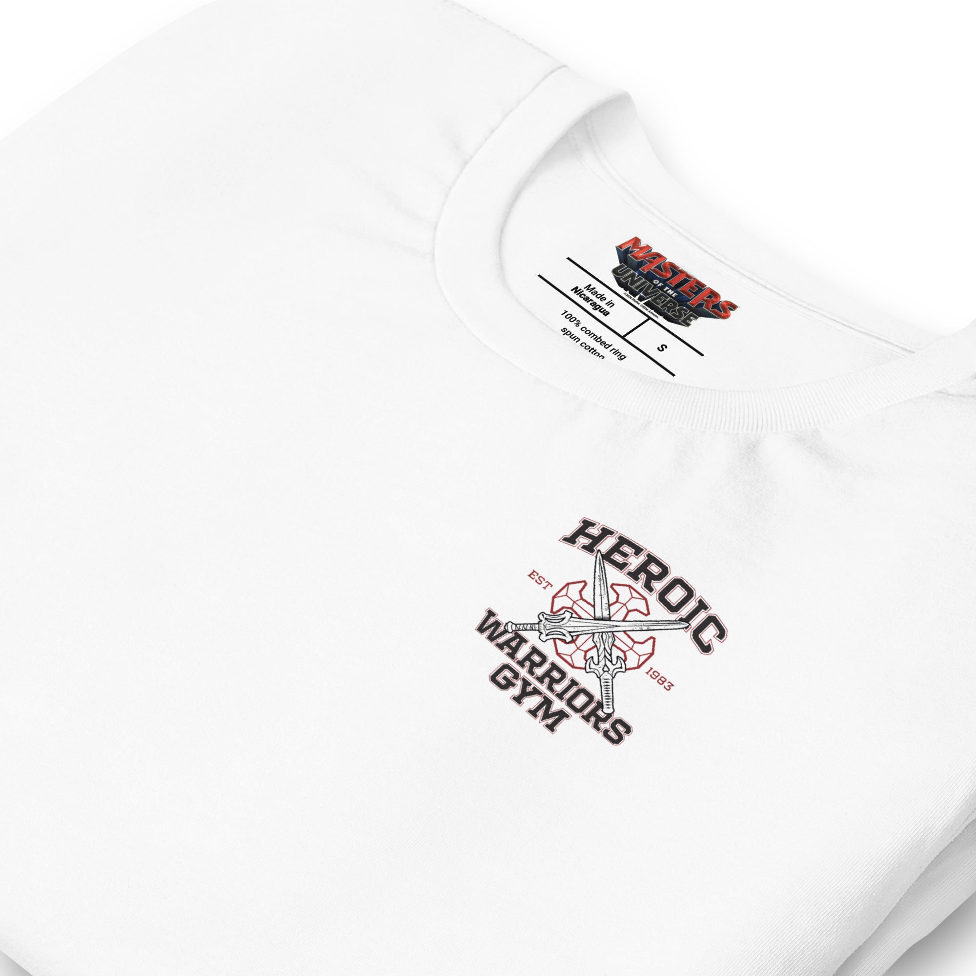 Masters of the Universe Movie Heroic Warriors Gym White T-shirt - Image 4