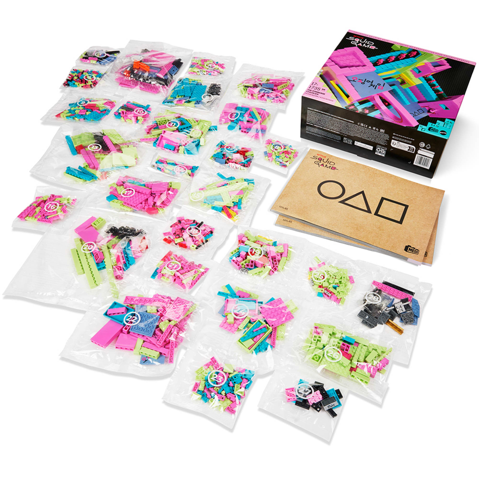 MEGA Squid Game Staircase Collector Building Set - Image 23