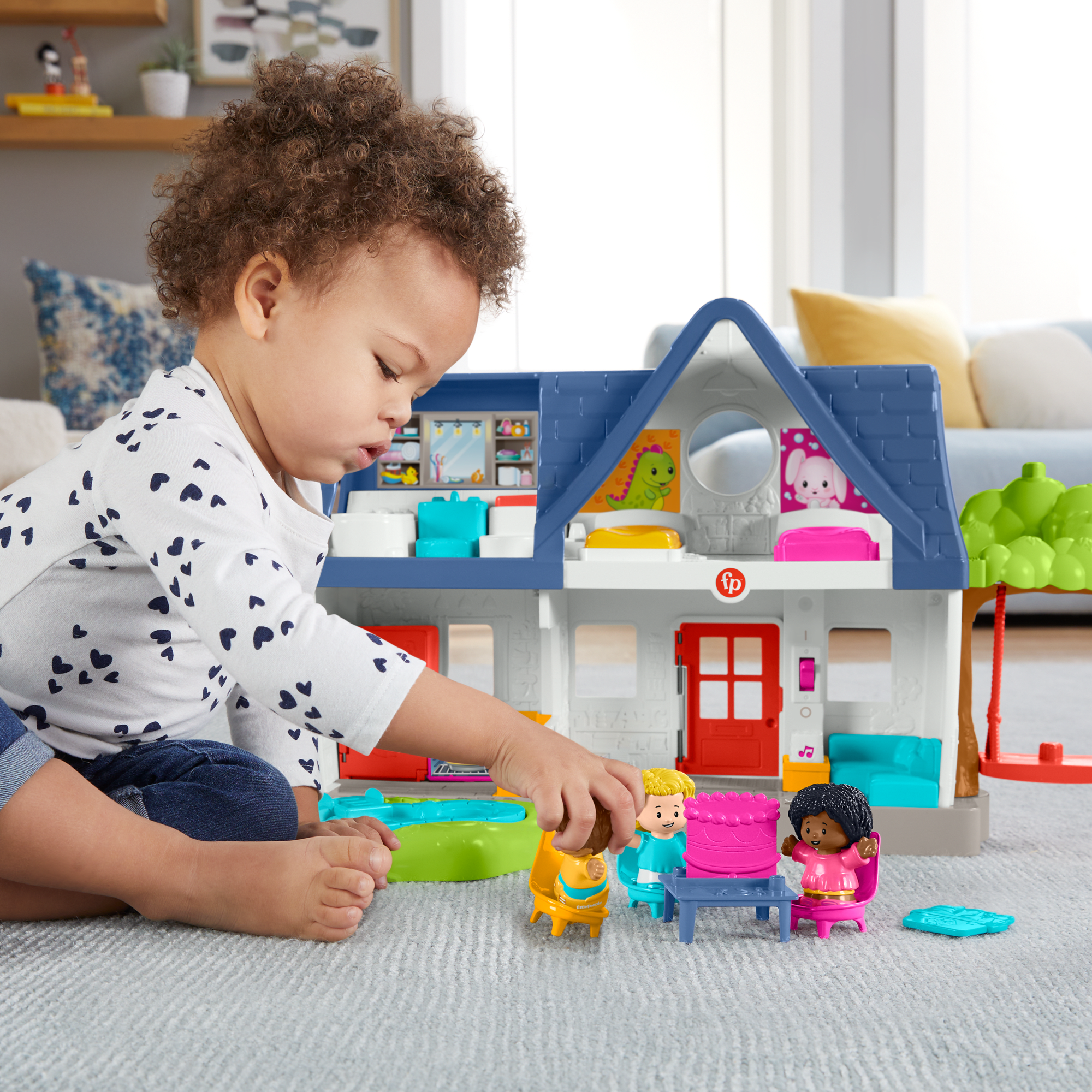 Little People Juguete para Bebés Casita de los Amigos - Image 2