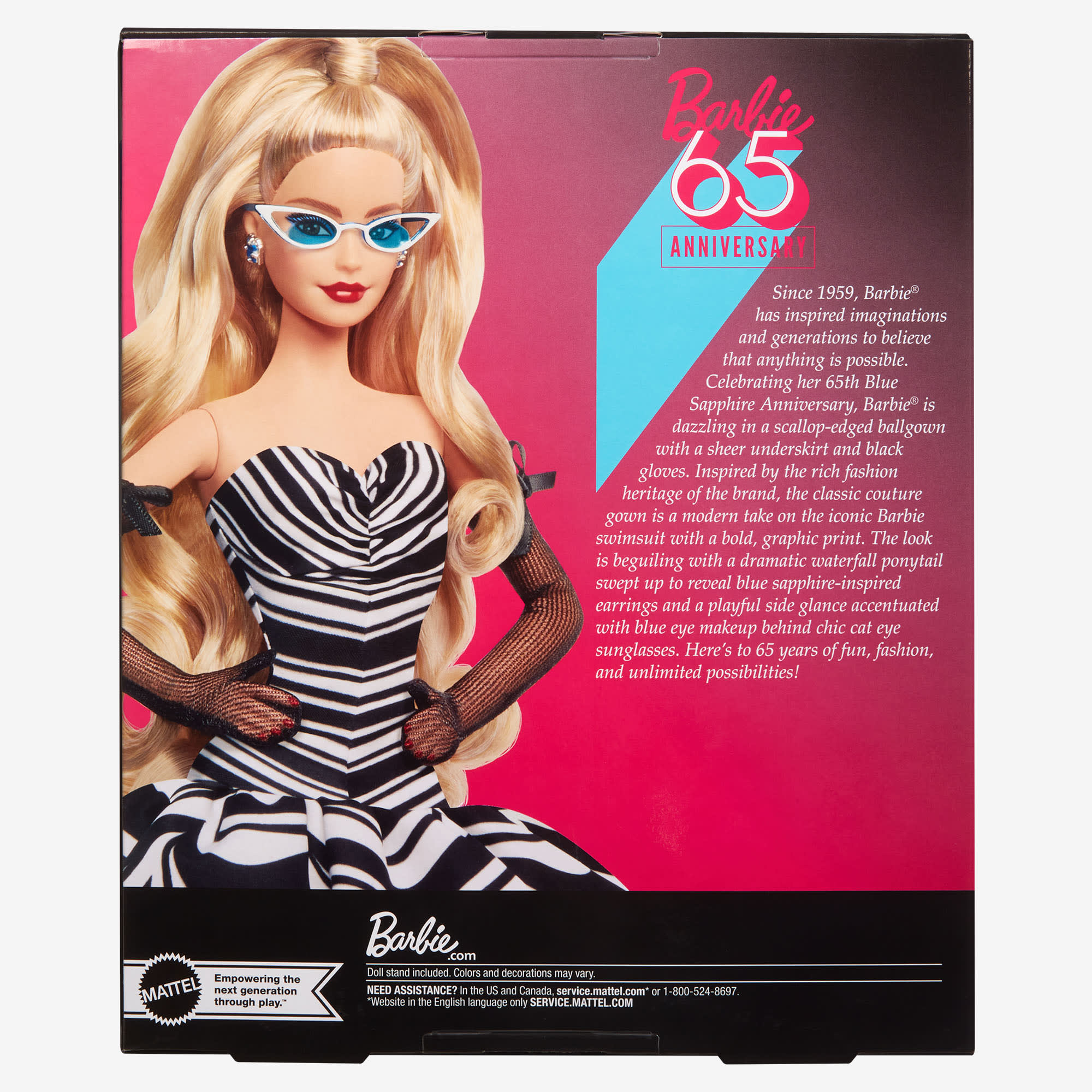 Barbie 65th Anniversary Doll With Blonde Hair - Image 10