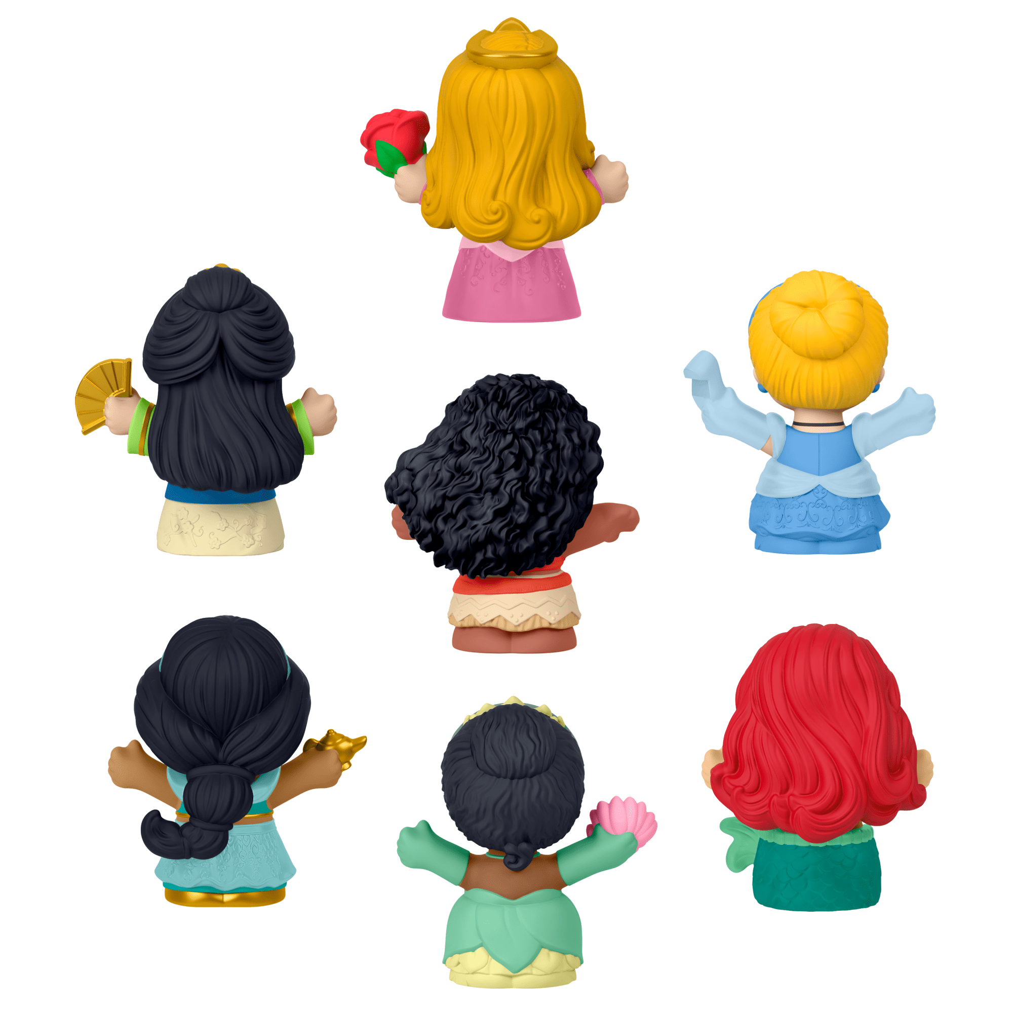Fisher-Price Little People Disney Princess Toys. 7-Figure Pack For Toddlers And Preschool Kids - Image 5