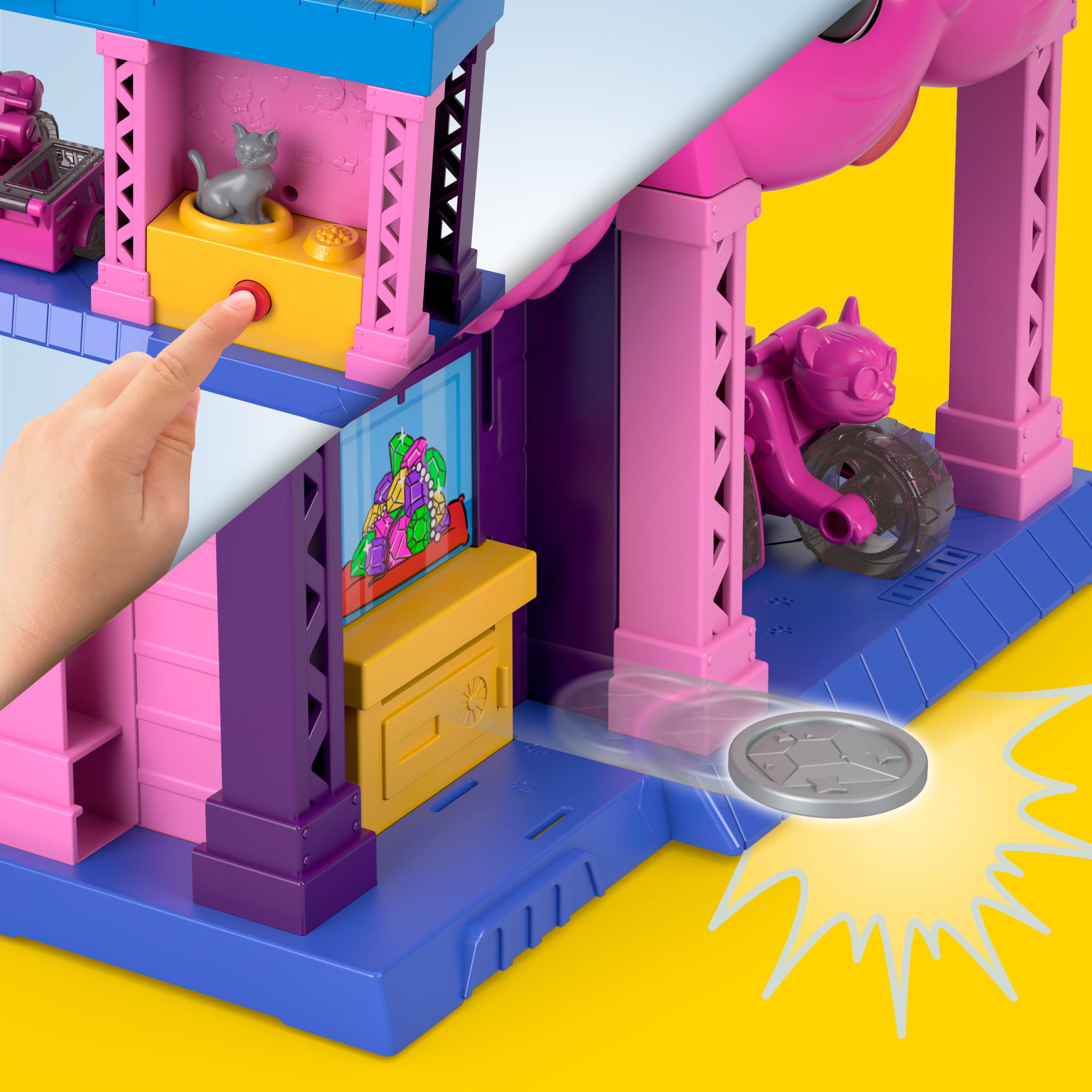 Imaginext Dc Super Friends Maison de Jeu de Catwoman. Figurine. Acc. - Image 4