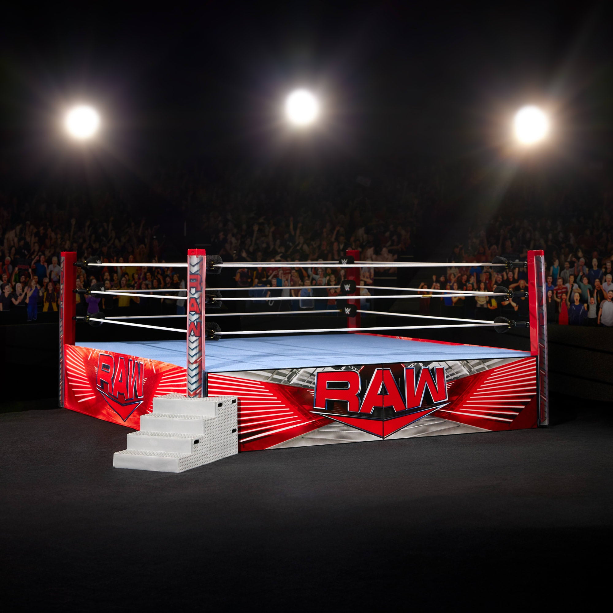 WWE Ultimate Edition RAW Ring and WWE Superstar Rhea Ripley Figure - Image 3