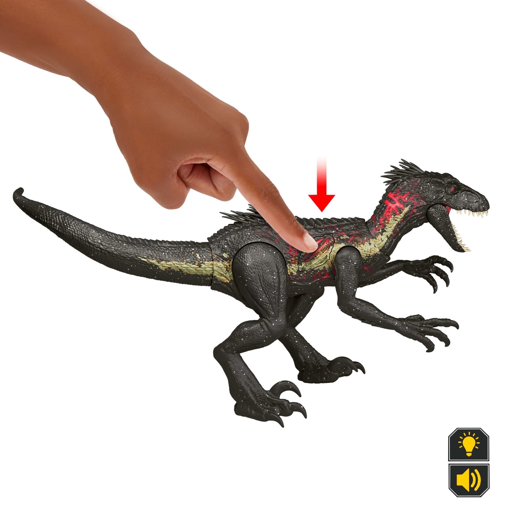 Jurassic World Blessures Suprêmes Indoraptor. Lumières et Sons - Image 4