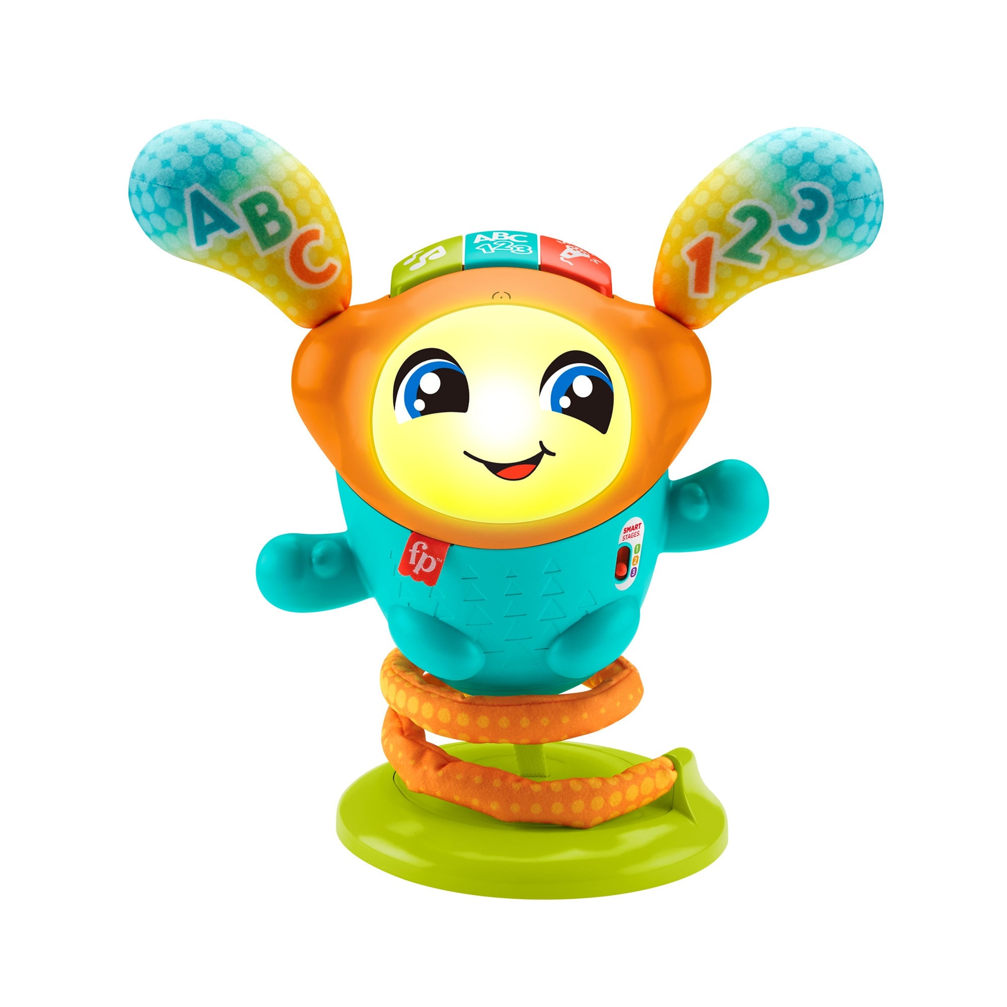 Fisher-Price DJ Bouncin' Beats Electronic Baby & Toddler Learning Toy. Multilanguage Version