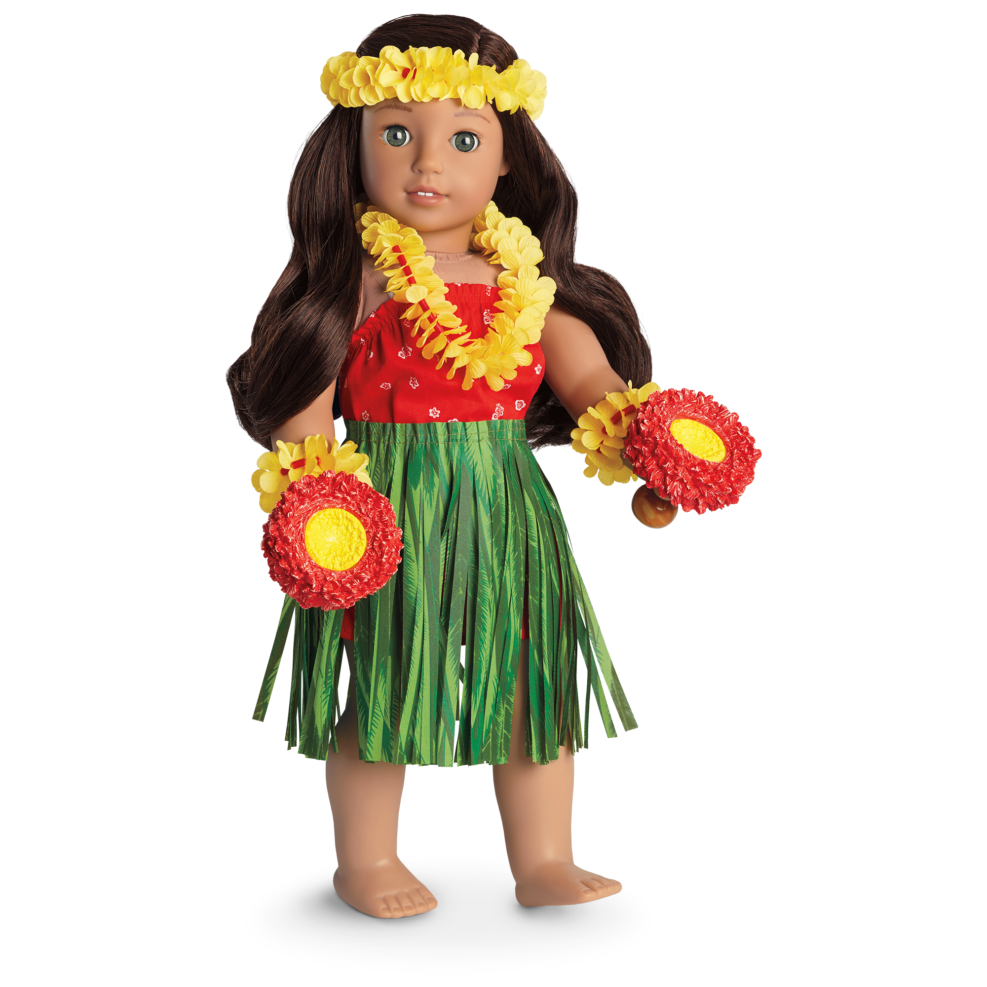 Nanea's™ Hula Outfit for 18-inch Dolls (Historical Characters) - Image 2