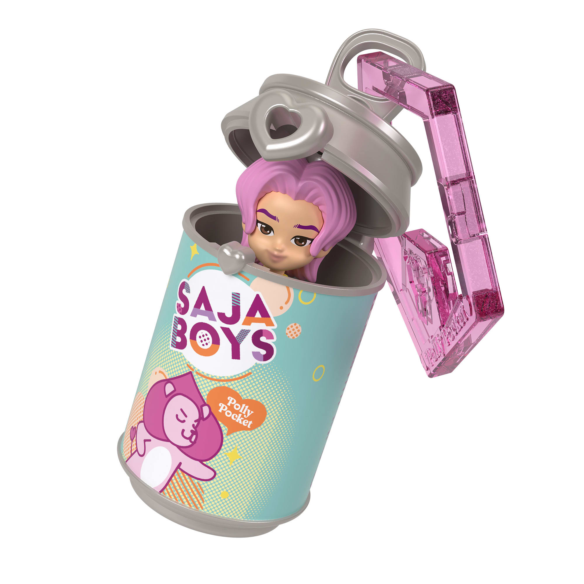 Polly Pocket x KPop Demon Hunters Saja Boys 5-Pack - Image 7