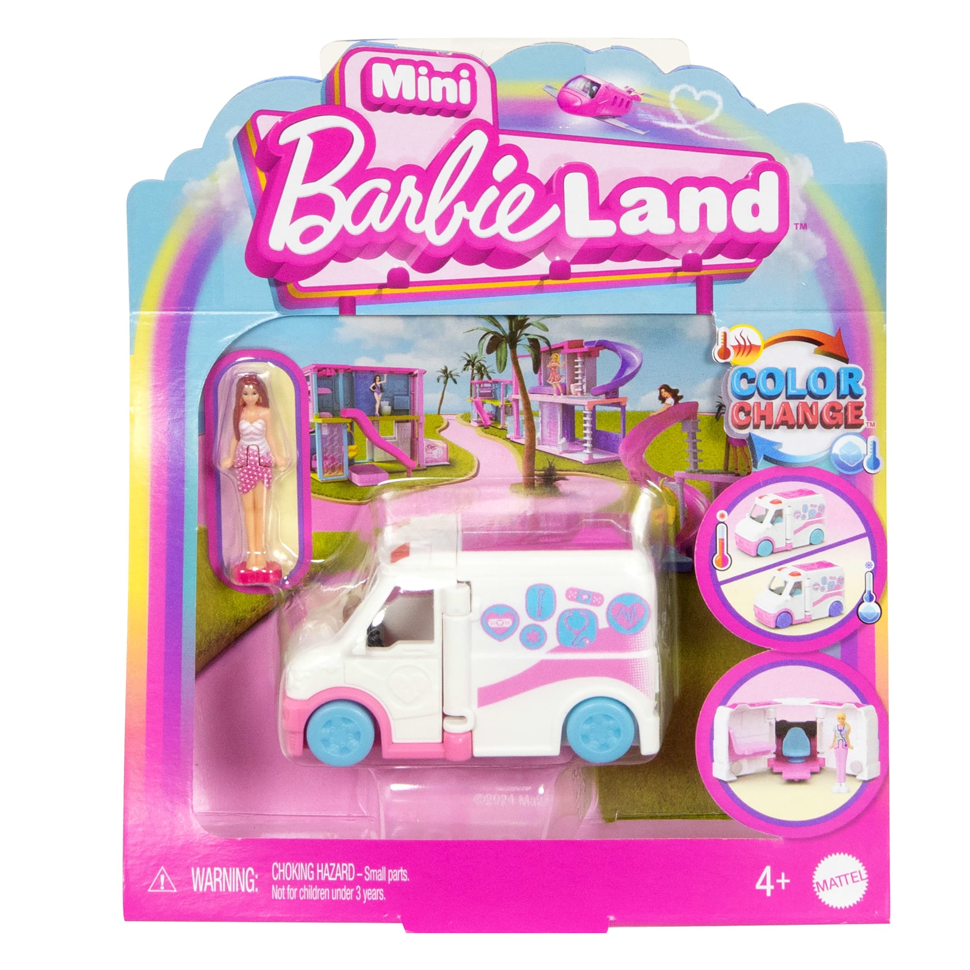 Barbie Mini Barbieland Coffret et Poupée Véhicule Médical
