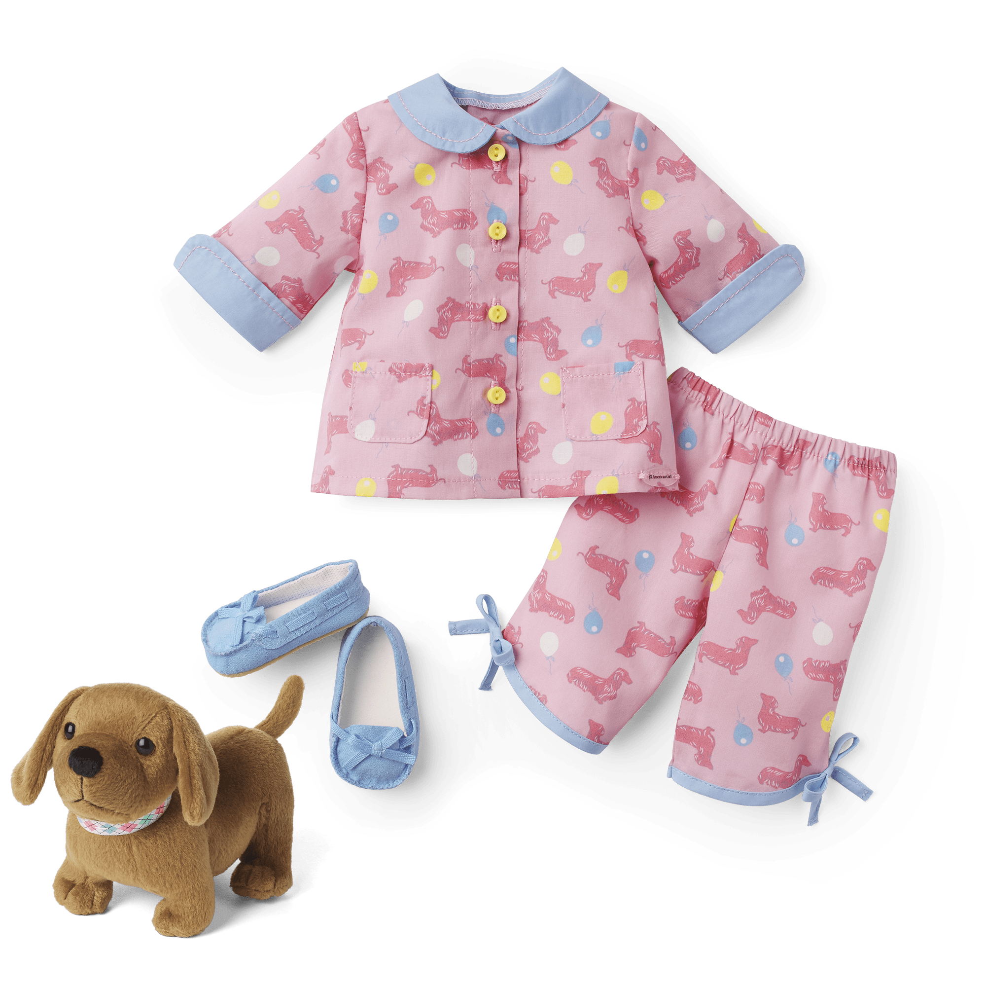 Maryellen's™ Dachshund Pajamas & Dog (Historical Characters) - Image 2