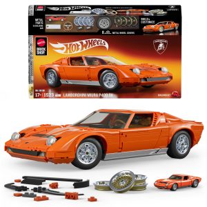 Hot Wheels-Coffret de Construction Lamborghini Miura P400 Sv de 1971