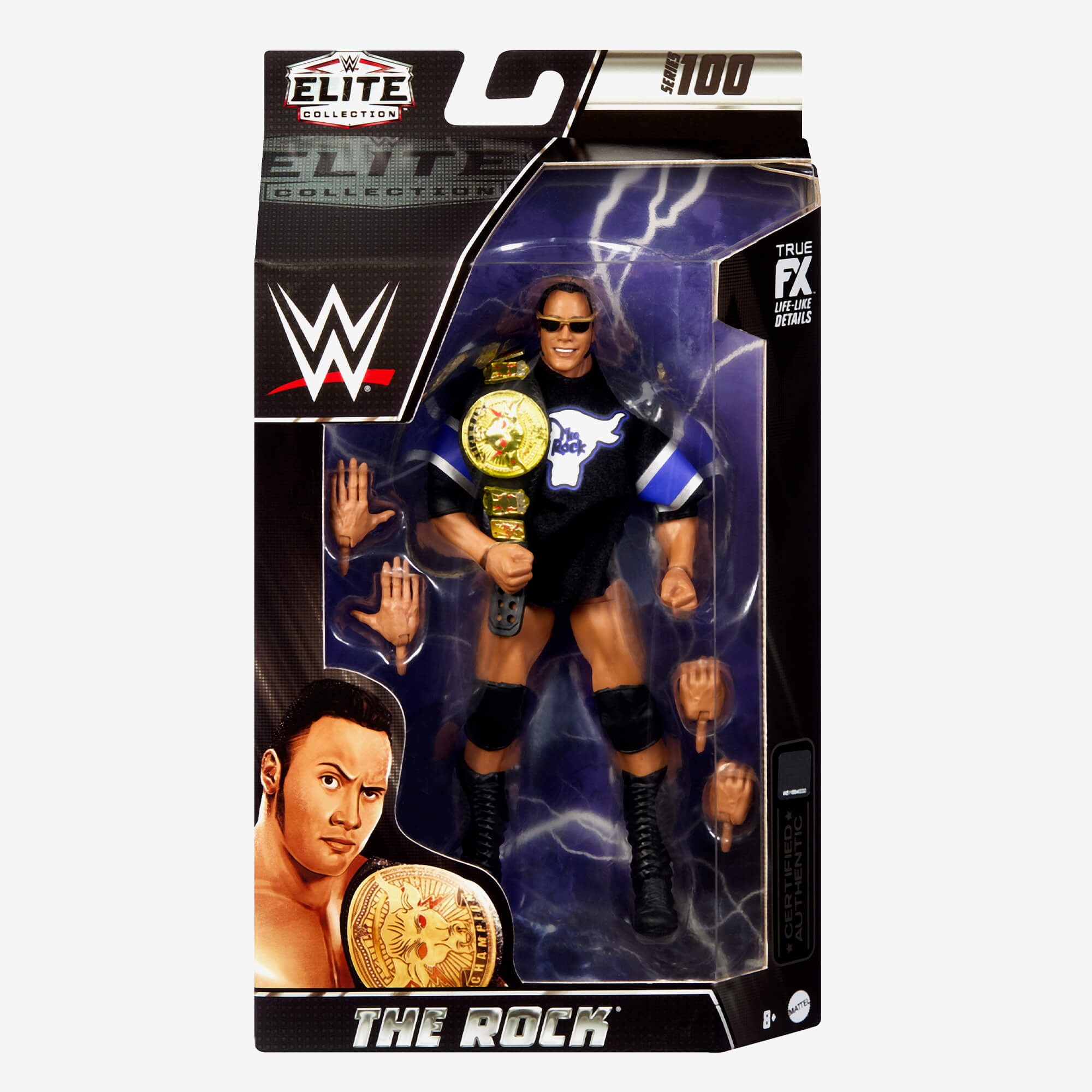 WWE Elite Collection The Rock Action Figure - Image 4