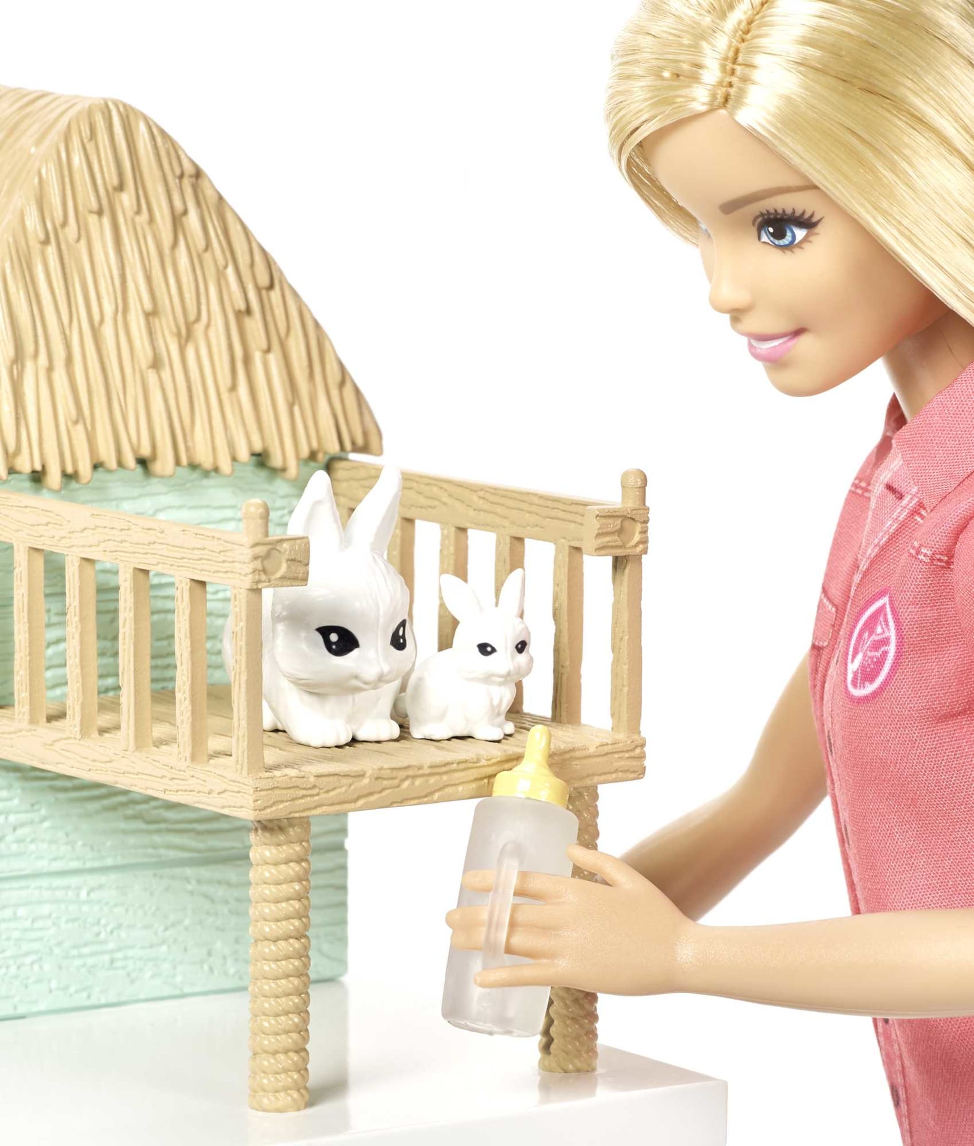 Barbie Pet Rescue Center 8 Animals & Accessories Doll Playsets - Image 3