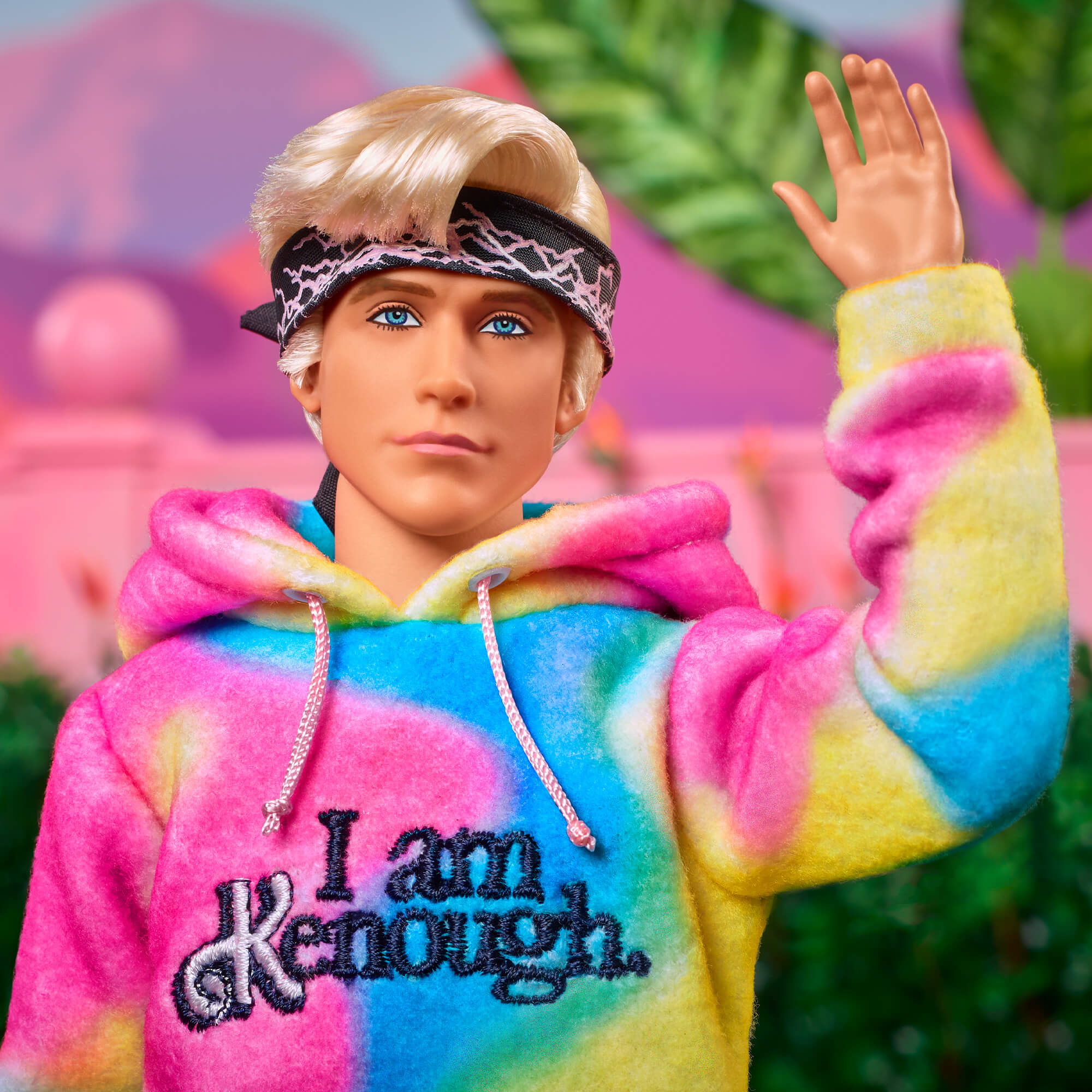 Ken Doll Wearing I Am Kenough Hoodie – Barbie The Movie - Image 4