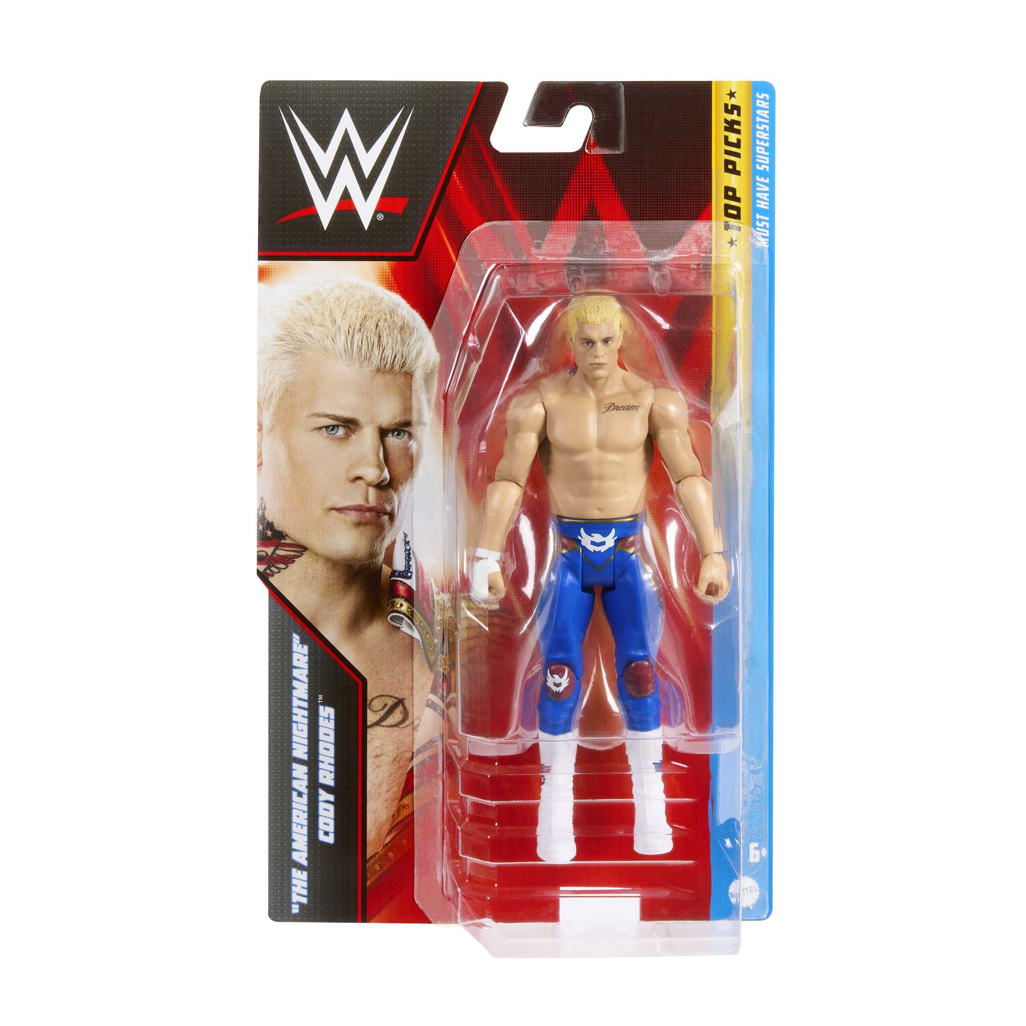 WWE Top Picks Action Figures. 6-Inch Collectible Superstars With Articulation - Image 5