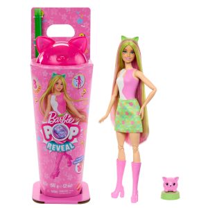 Barbie Pop Reveal Série Frappés Poupée Parfumée et Acc. Lapine