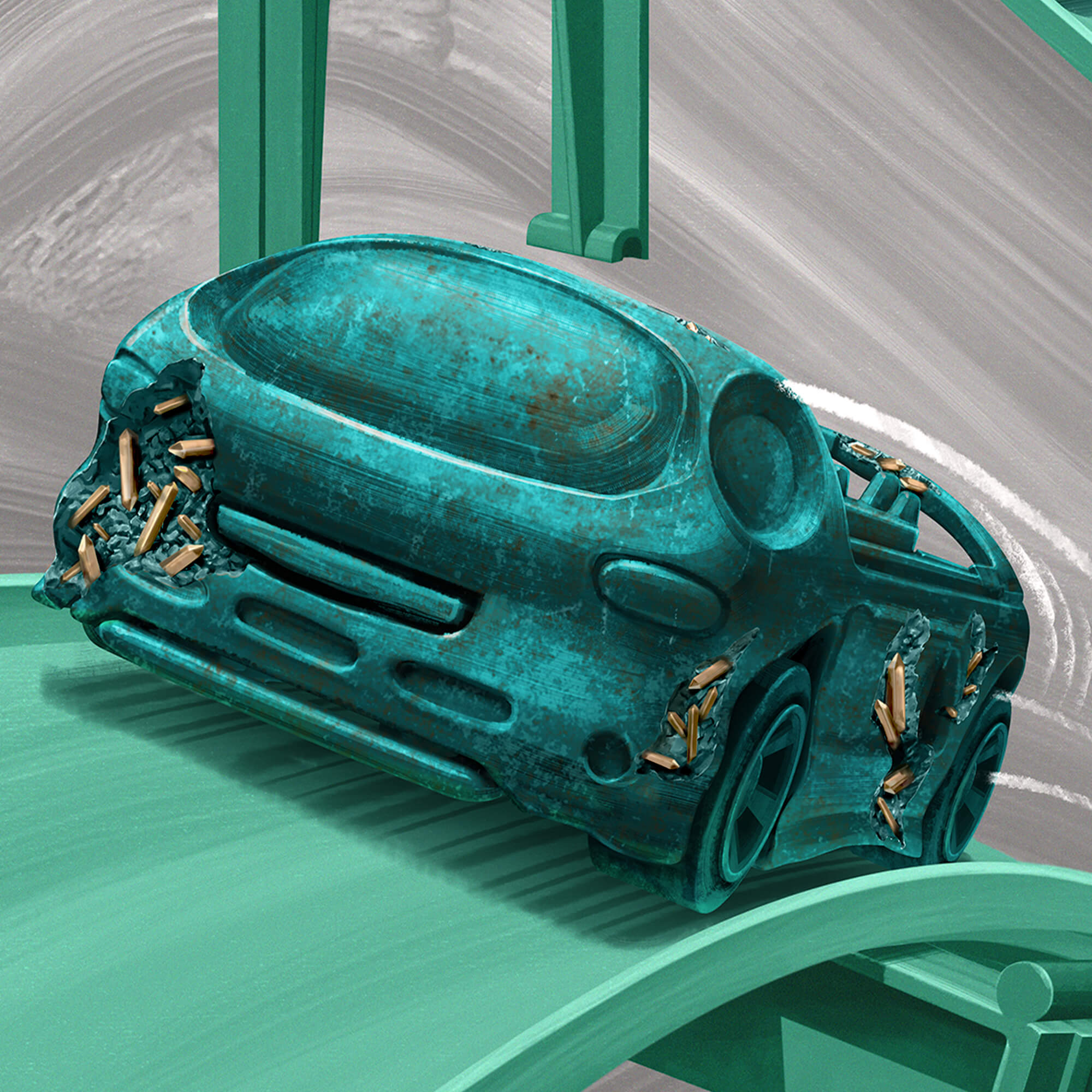 Hot Wheels x Daniel Arsham Legends Archive Lap 2 Poster - Image 3