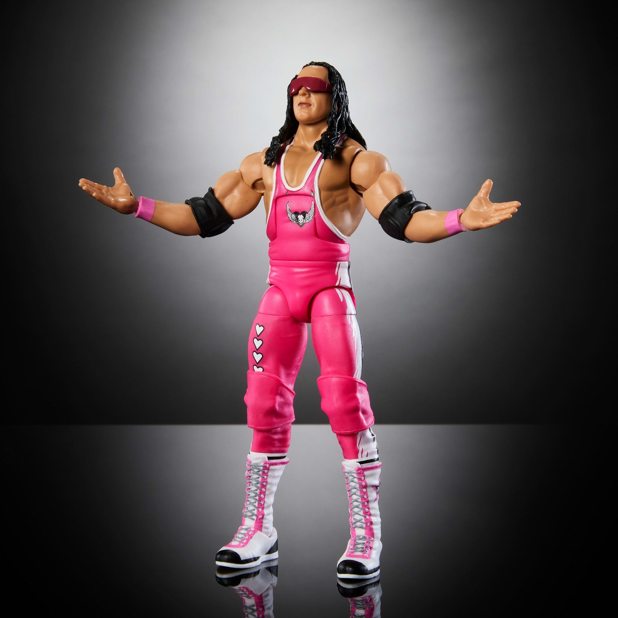 WWE Elite Legends Bret Hit Man Hart Action Figure - Image 4