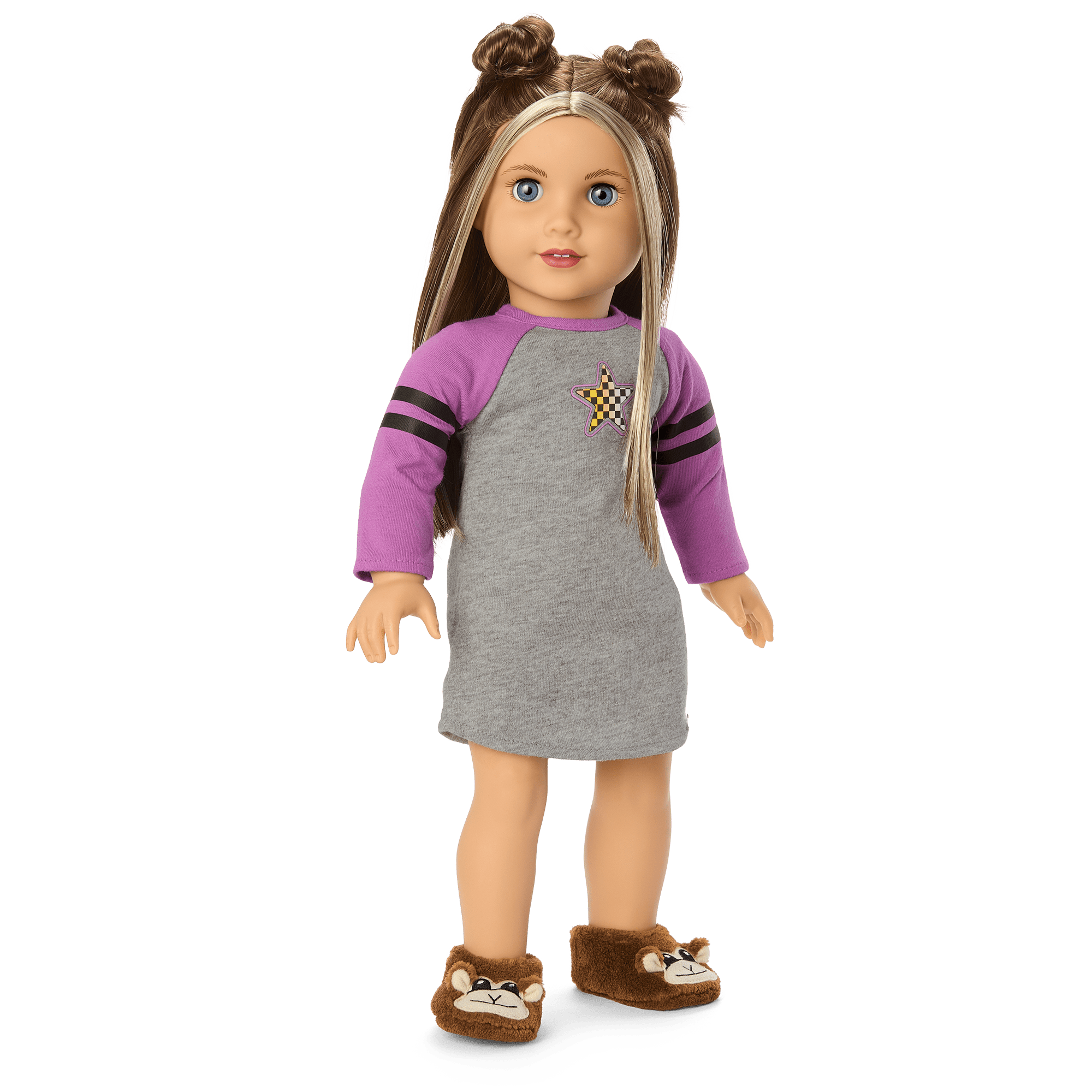 Nicki's™ Skater Dreams Sleep Shirt for 18-inch Dolls (Historical Characters) - Image 2