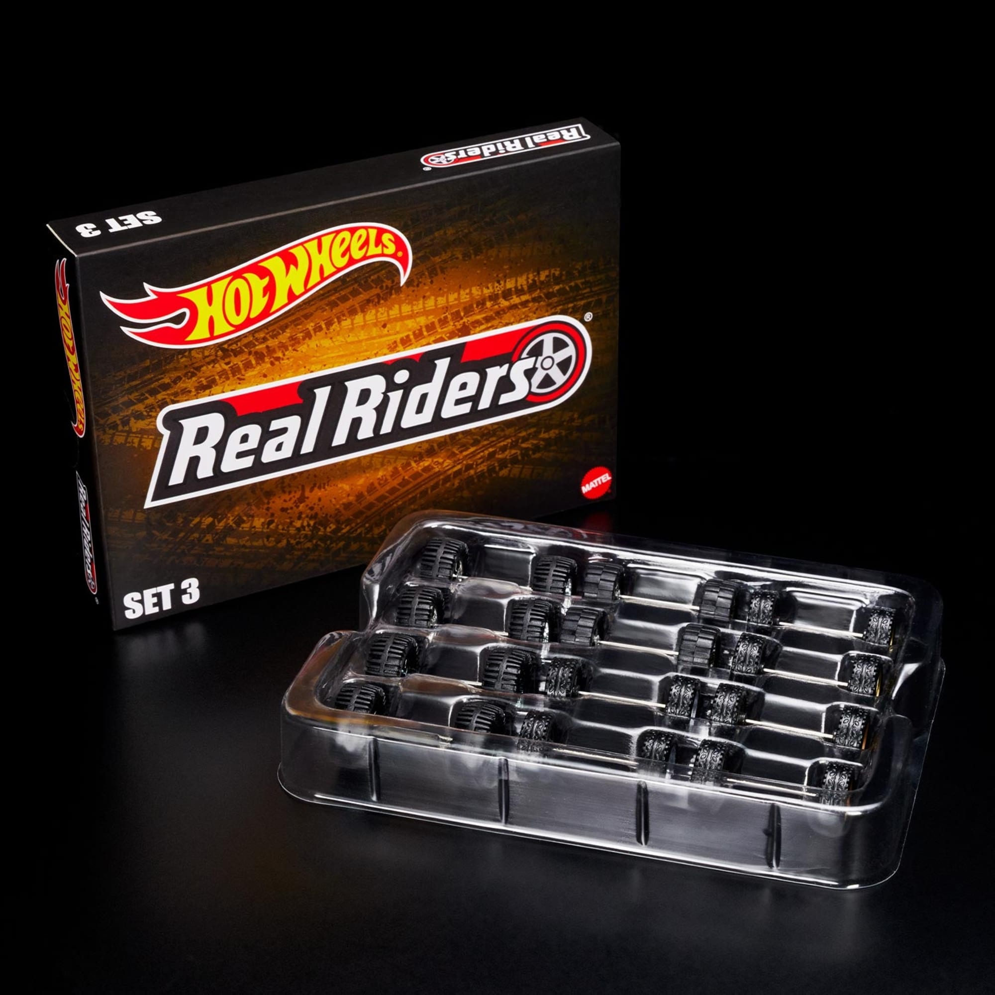Hot Wheels RLC Exclusive Real Riders Wheels Pack - Set 3 - Image 4