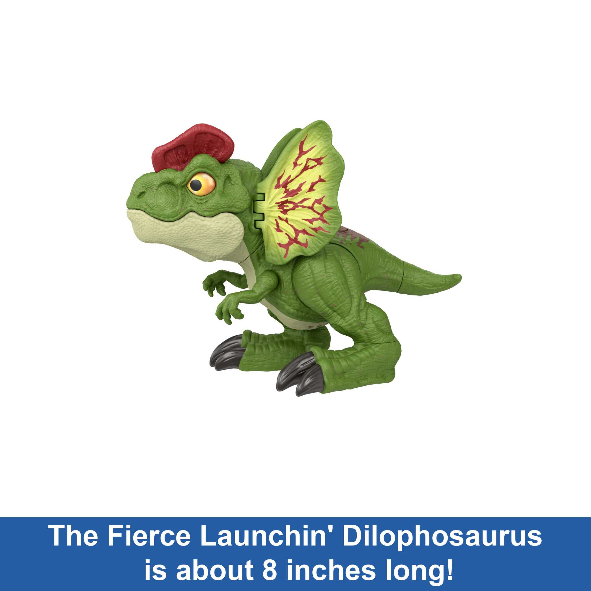 Jurassic World Dinosaur Sound Toy. Uncaged Fierce Launchin Dilophosaurus Figure - Image 5