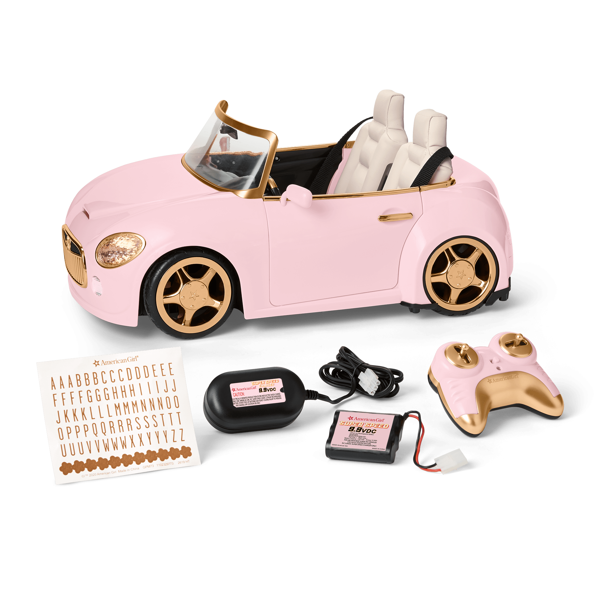 American Girl® RC Sports Car—Pink - Image 3