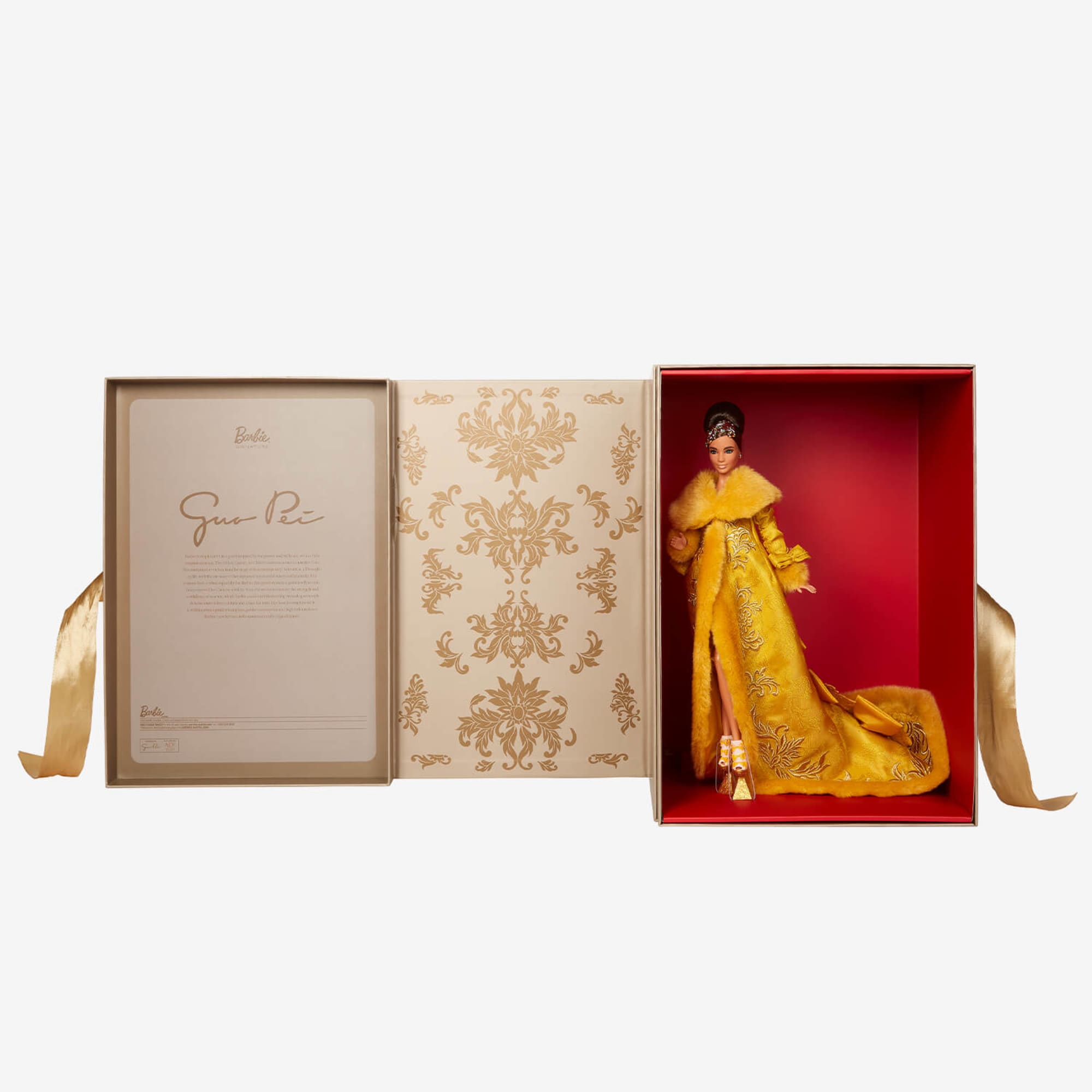 Guo Pei Barbie Doll Wearing Golden-Yellow Gown - Image 20