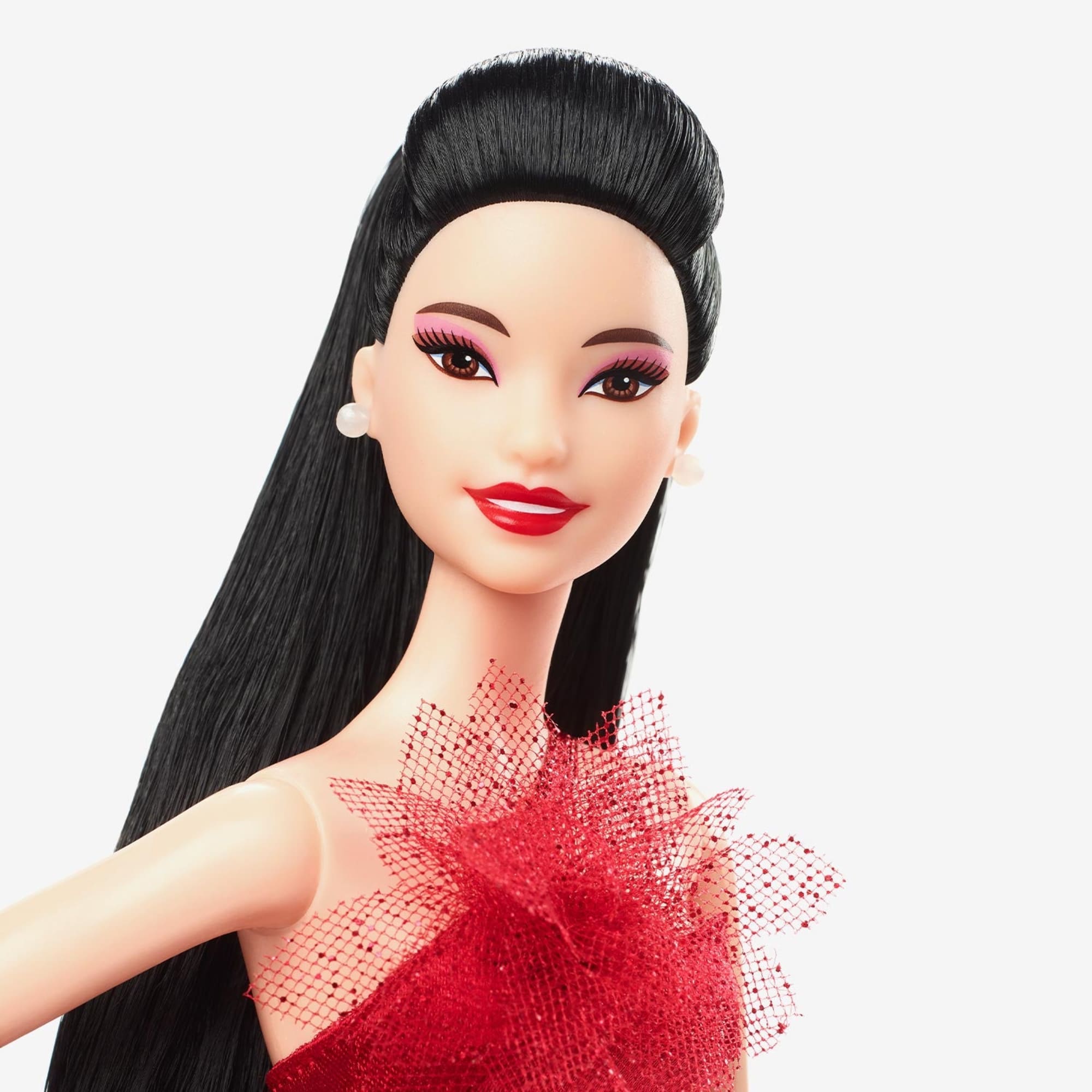 2022 Holiday Barbie. Black Hair - Image 3