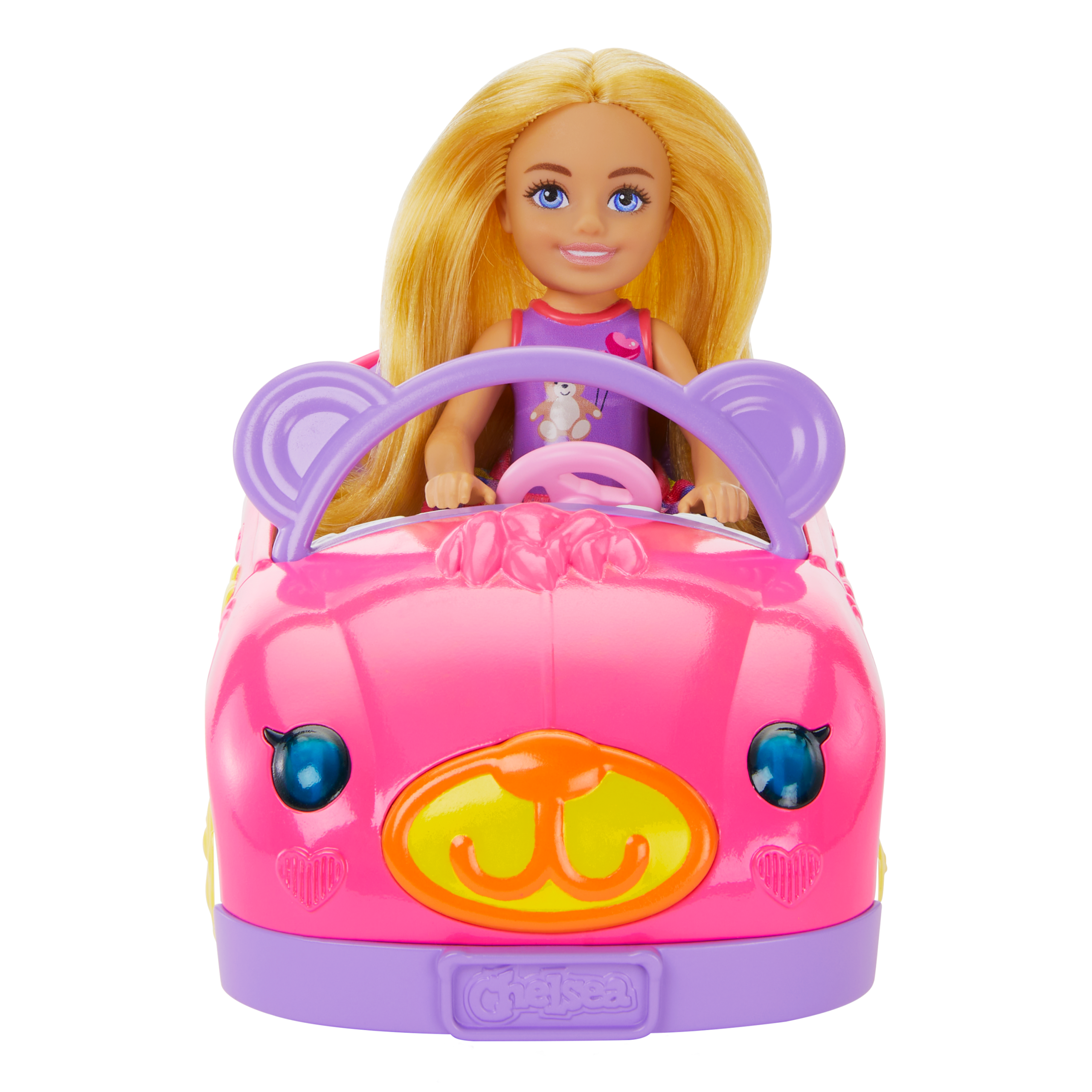 Barbie Chelsea Vehicle Set With Blonde Small Doll. Toy Car & Teddy Bear Accessory - Image 5