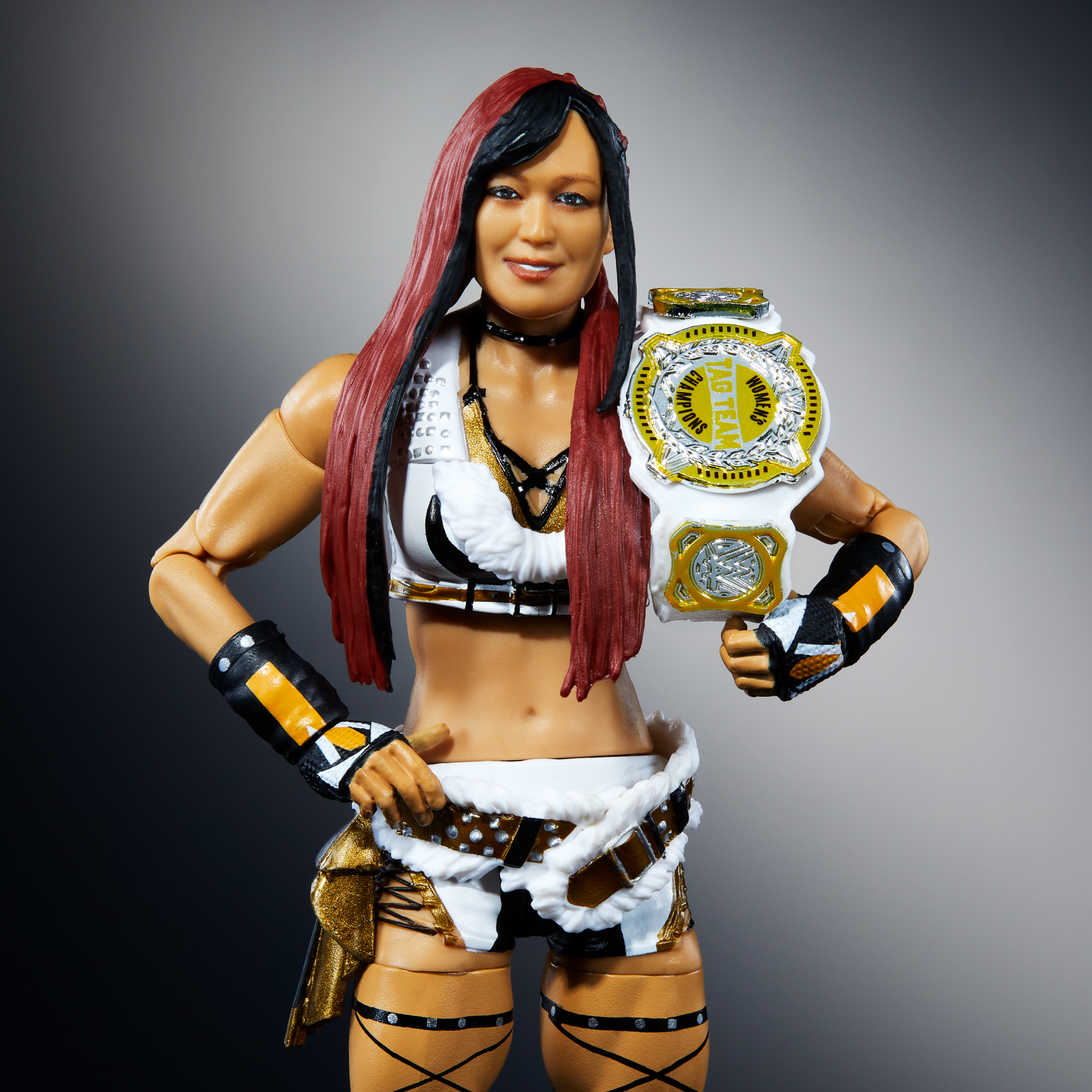 WWE Elite Iyo Sky Action Figure. 6-inch Collectible Superstar With Articulation & Accessories - Image 3