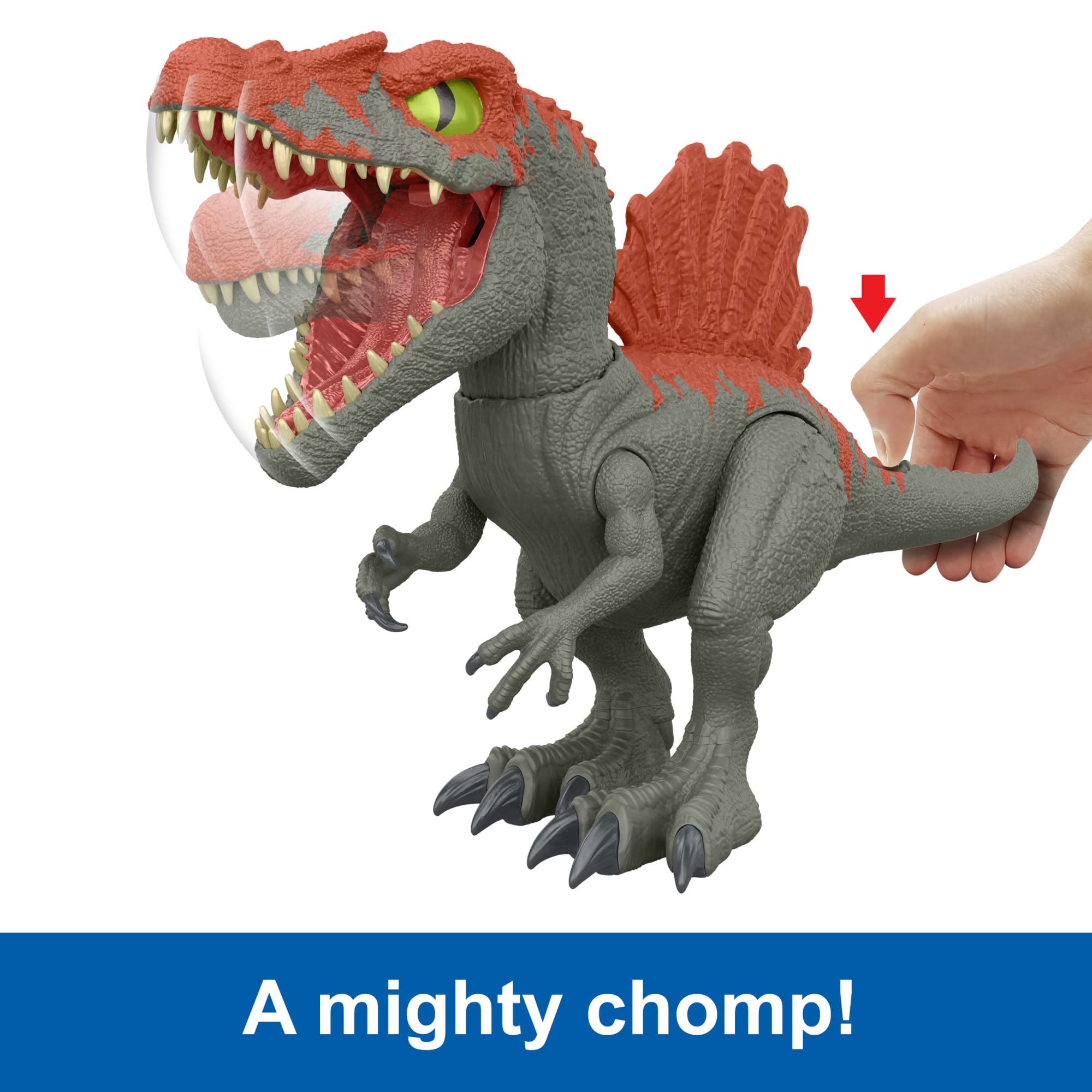 Jurassic World Crushivores Spinosaurus Cage Crasher Dinosaur Action Figure Unboxing Toy & Compounds - Image 3