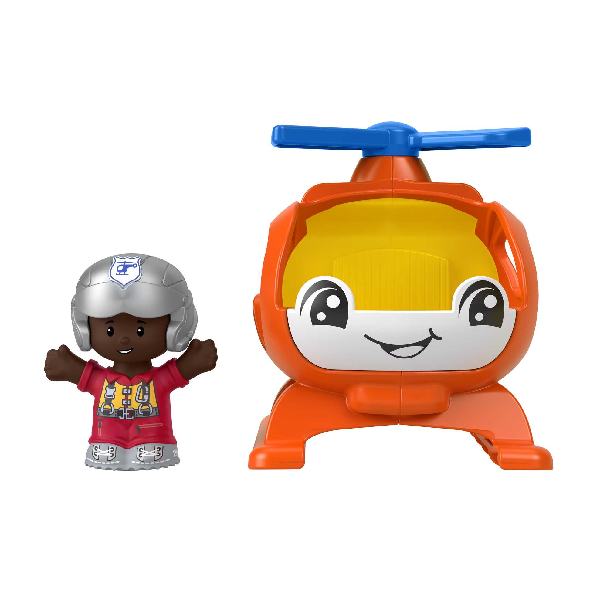 Fisher-Price Little People Hélicoptère et Figurine Pilote - Image 4