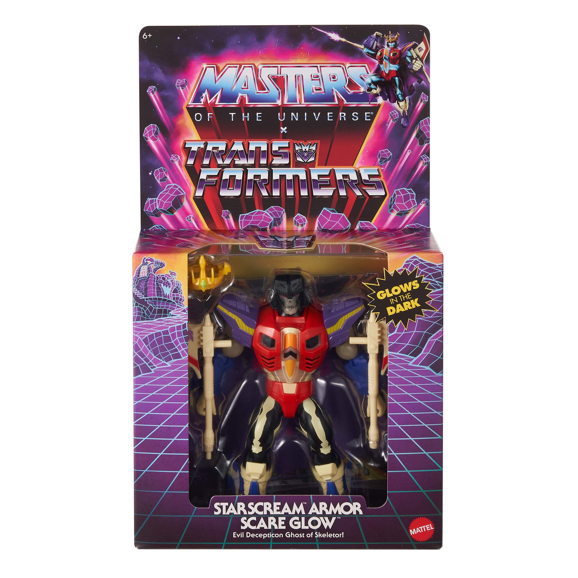 Masters of the Universe x Transformers Starscream Armor Scare Glow Action Figure - Image 5