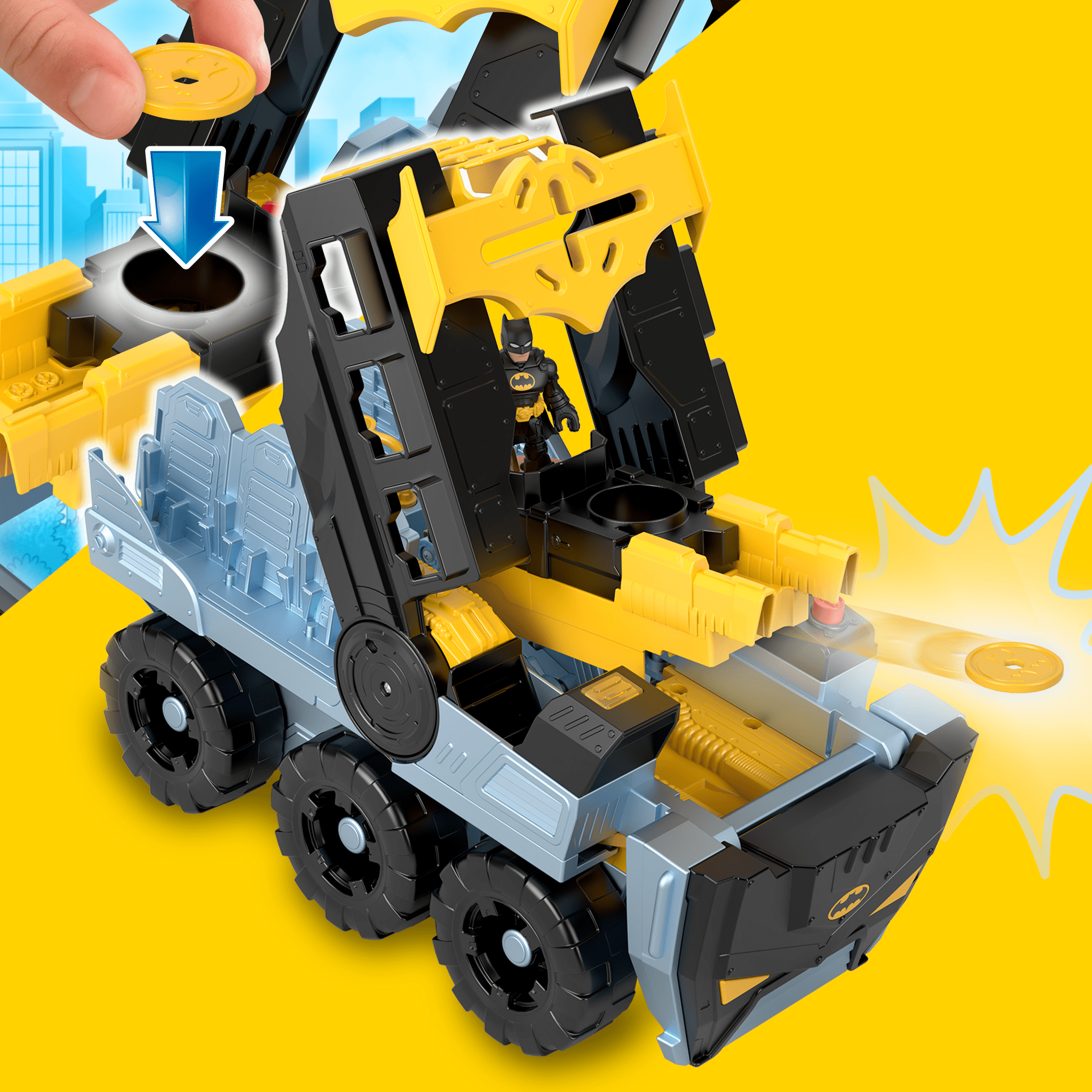 Imaginext Dc Super Friends Batchar Transformable. Figurine Batman - Image 4