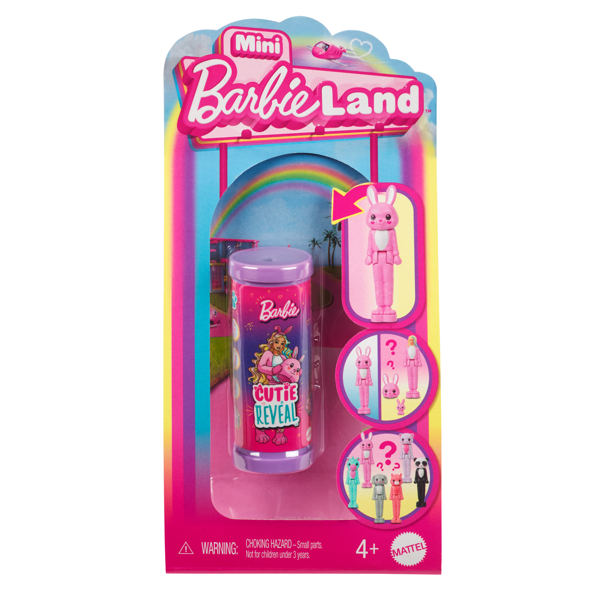 Barbie Mini Barbieland Cutie Reveal Doll & Pet. 1.5-inch Color Dream Series