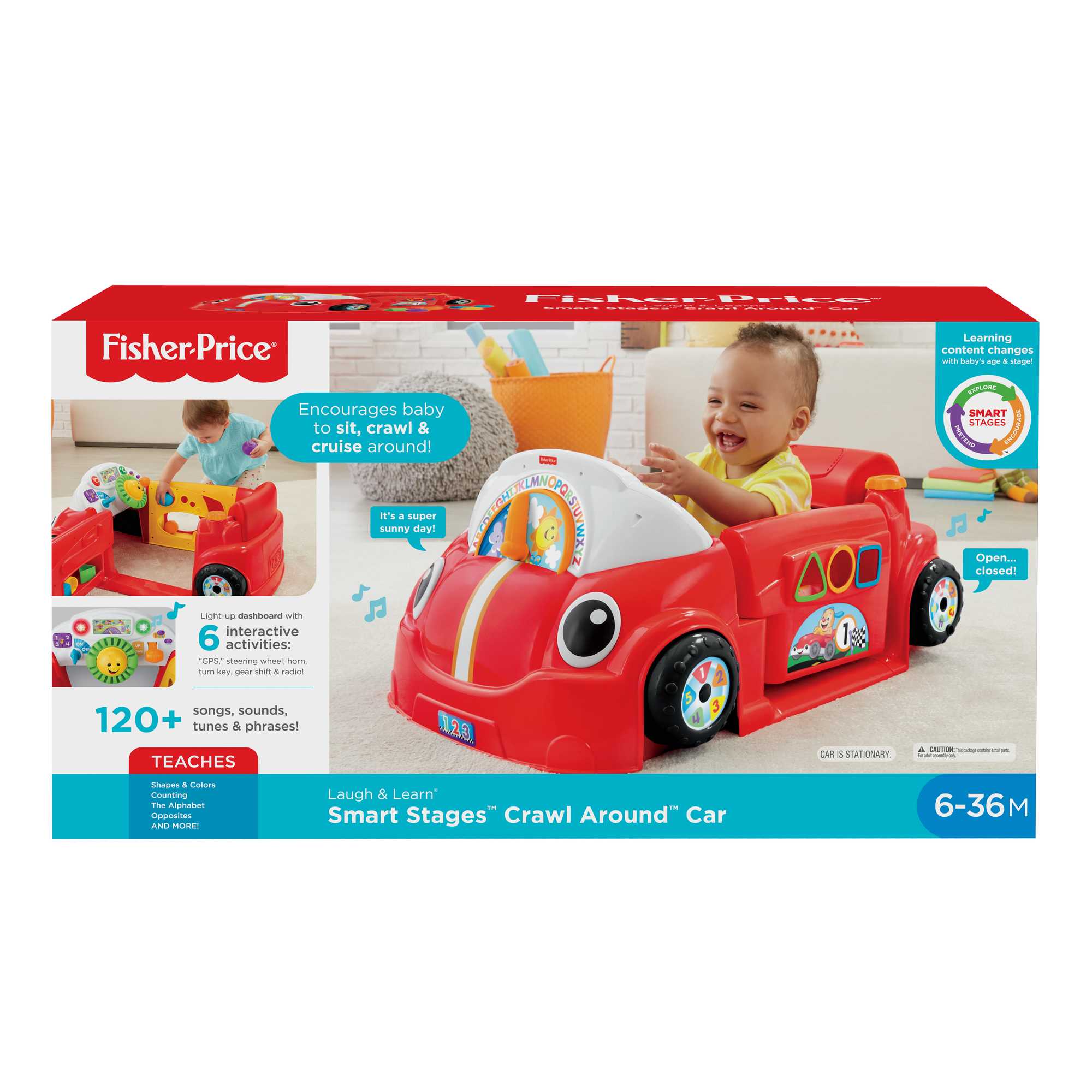Fisher-Price Laugh & Learn Crawl Around Car - Image 6