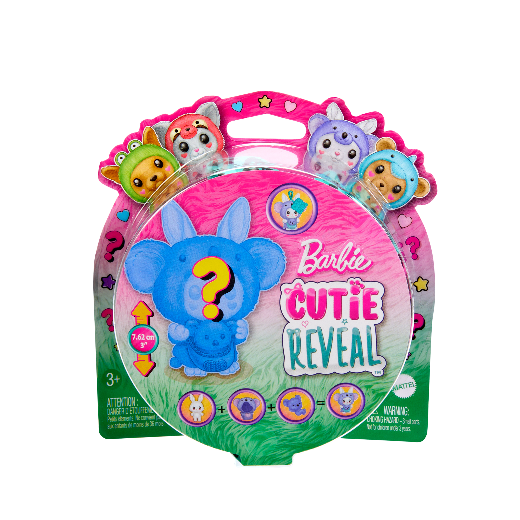 Barbie Cutie Reveal Costume-Themed Pet & Accessories With 5 Surprises including Mini Pet. Color Change & Clip - Image 6