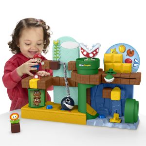 Fisher-Price Little People My Mario Adventure Playset. Musical Toddler Toy With 2 Figures