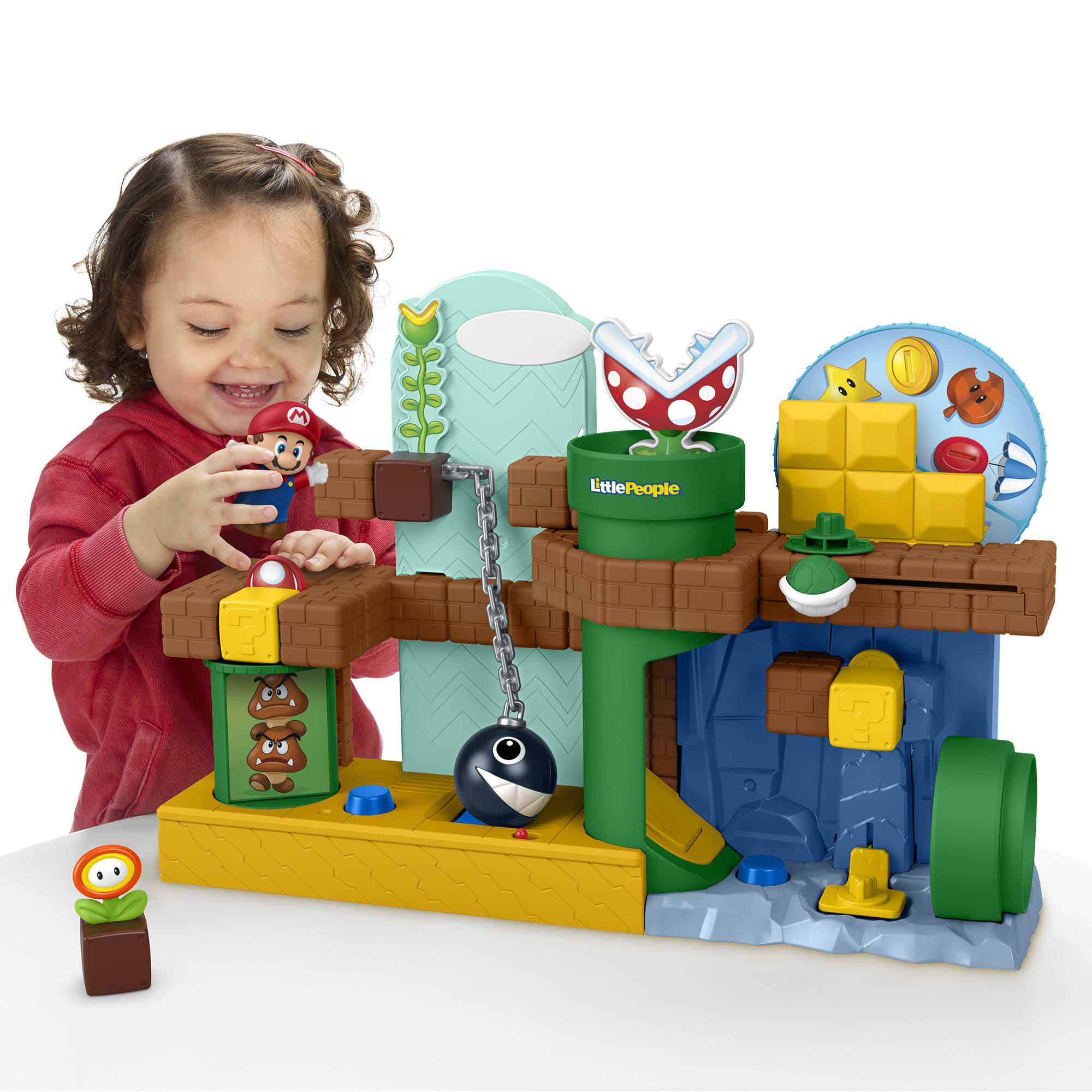 Fisher-Price Little People My Mario Adventure Playset. Musical Toddler Toy With 2 Figures