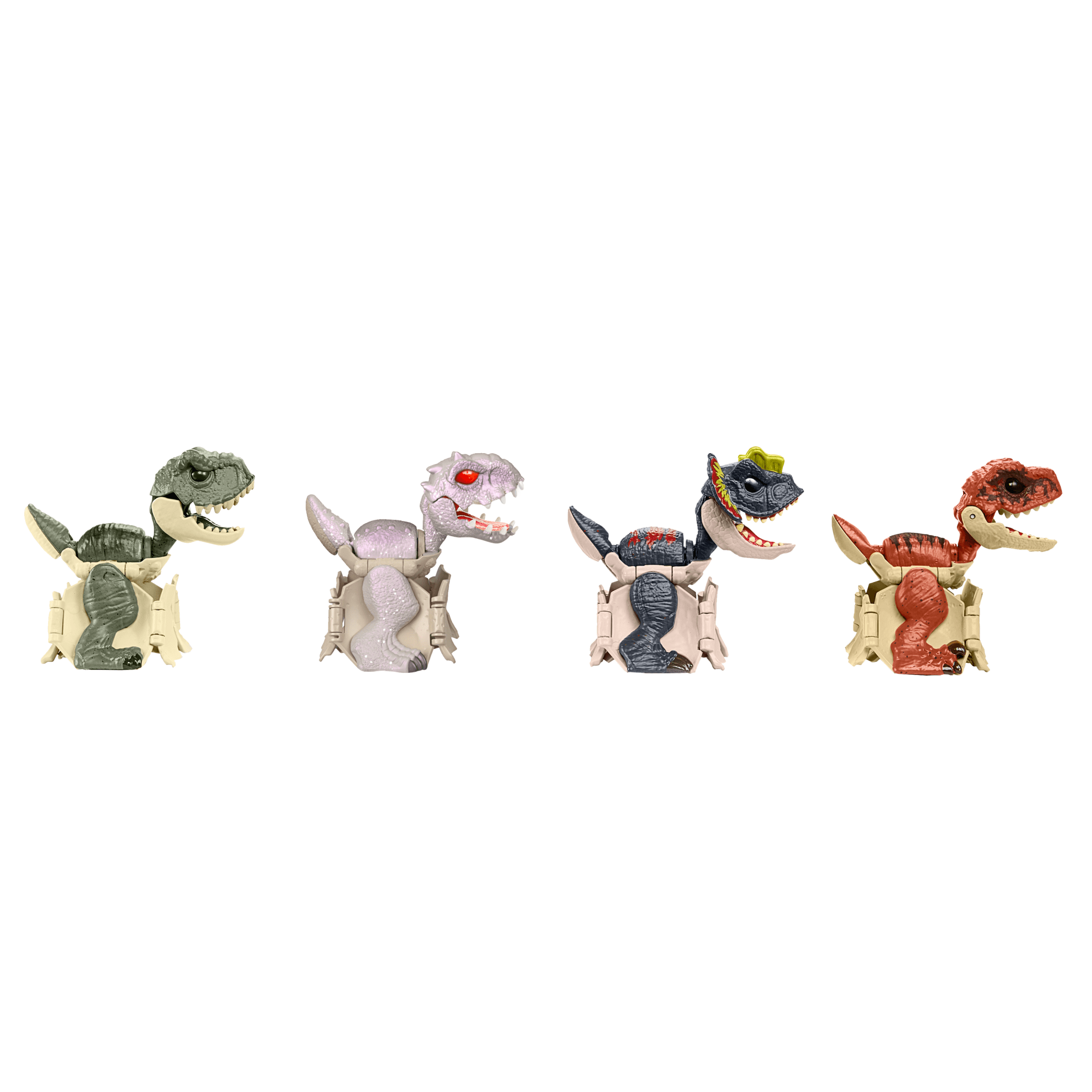 Jurassic World 4-Pack Egg To Dinosaur Transforming Toys Hidden Hatchers - Image 4