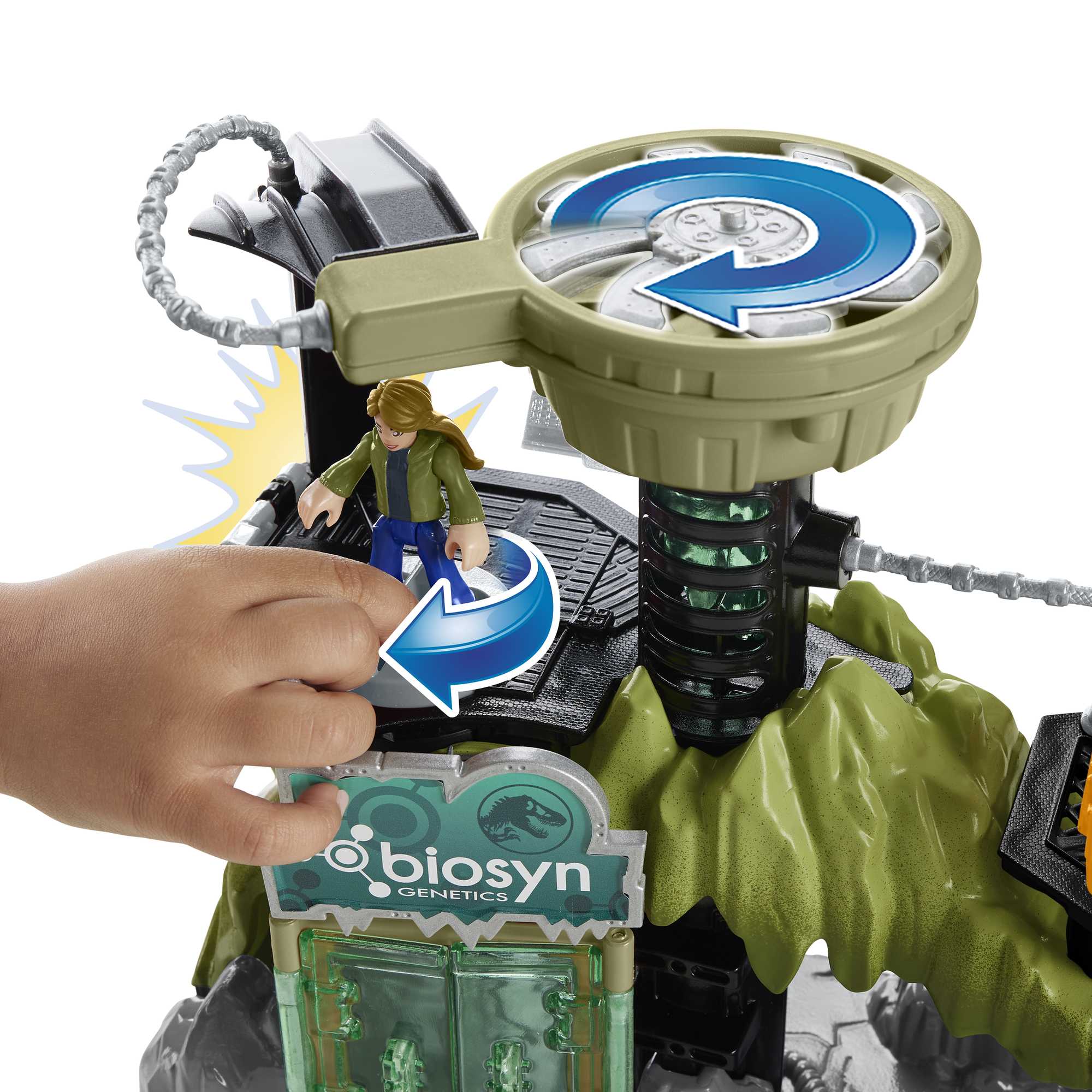 Imaginext Jurassic World Le Labo des Dinosaures. Figurines. 6 Élém. - Image 3