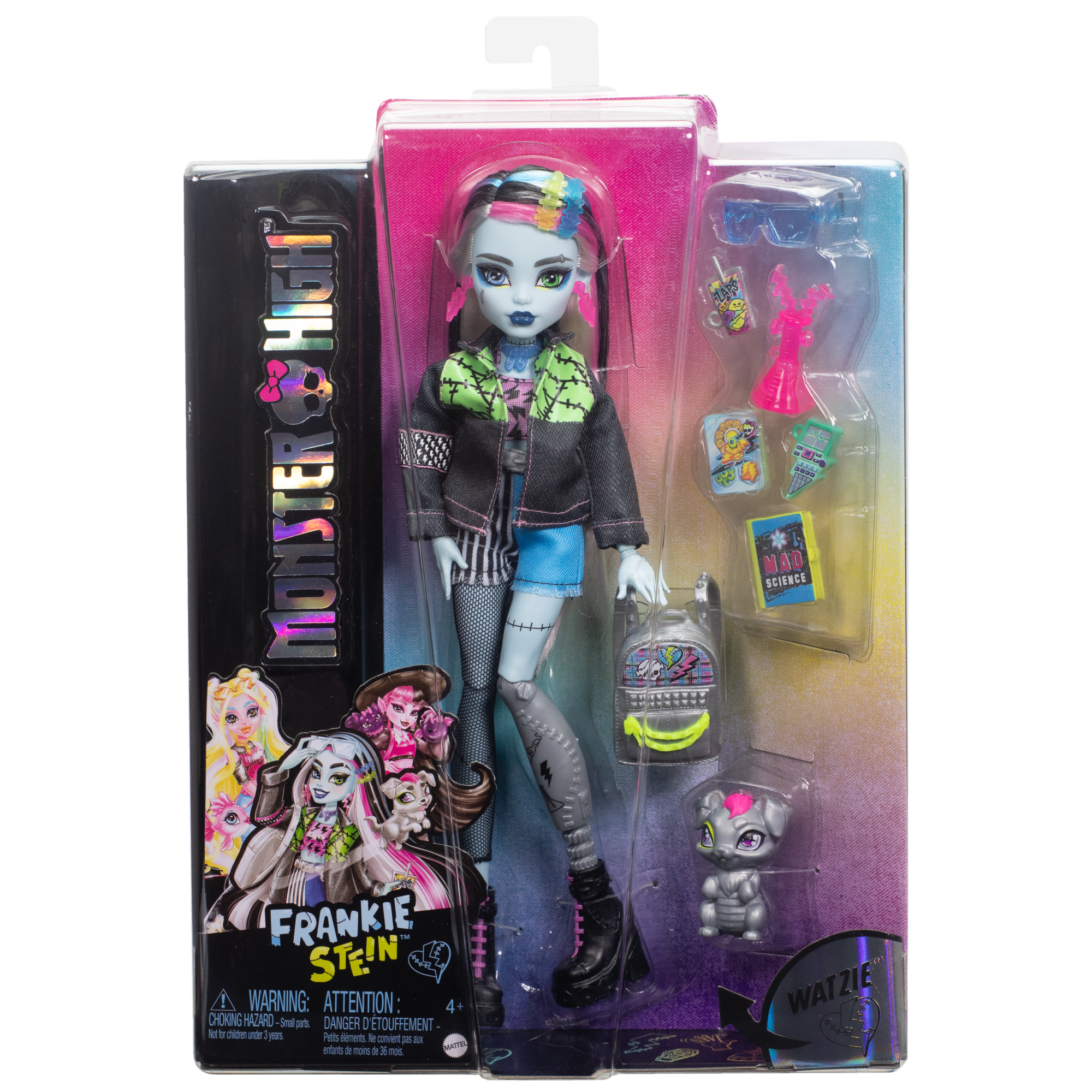 Monsterhigh-Poupée Frankie Stein-Poupée Avec Animal et Accessoires - Image 6