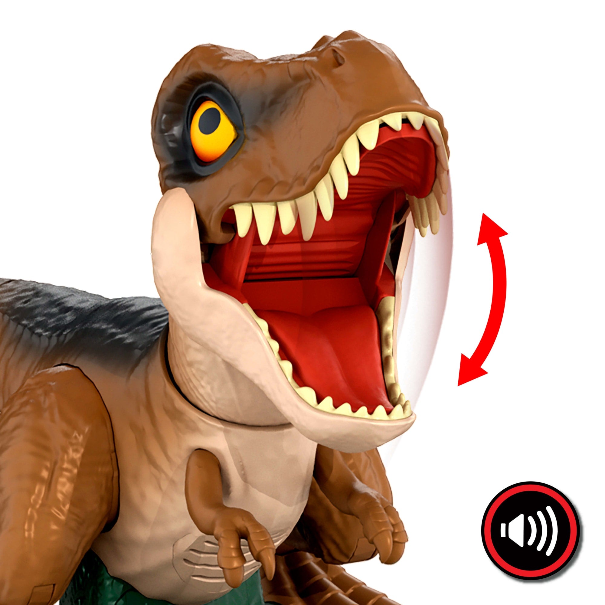 Jurassic World Figura de Acción T. Rex Furia Rugiente con Control Remoto - Image 5
