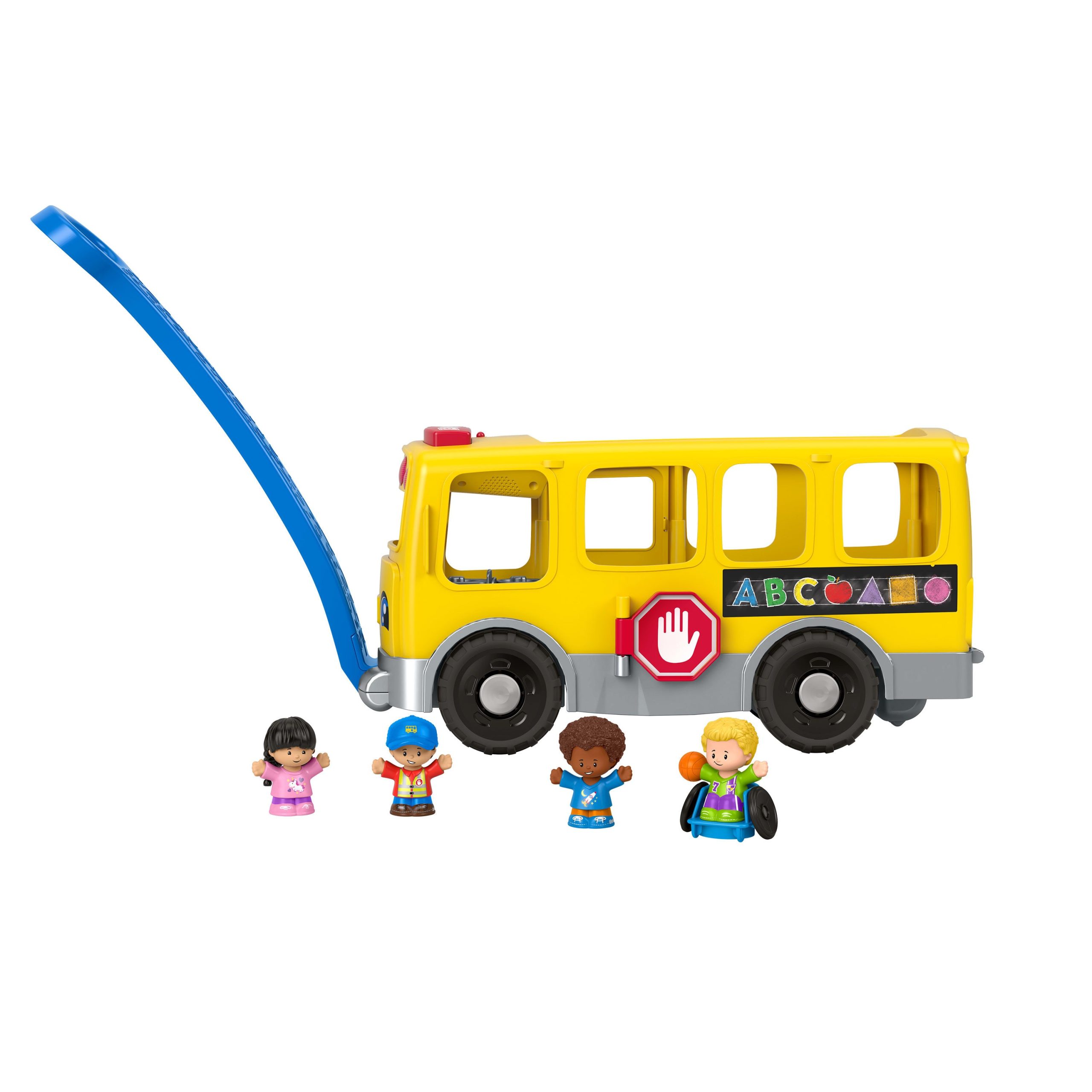 Little People Brinquedo para Bebês Caminhão Escolar Fazendo Novos Amigos - Image 5