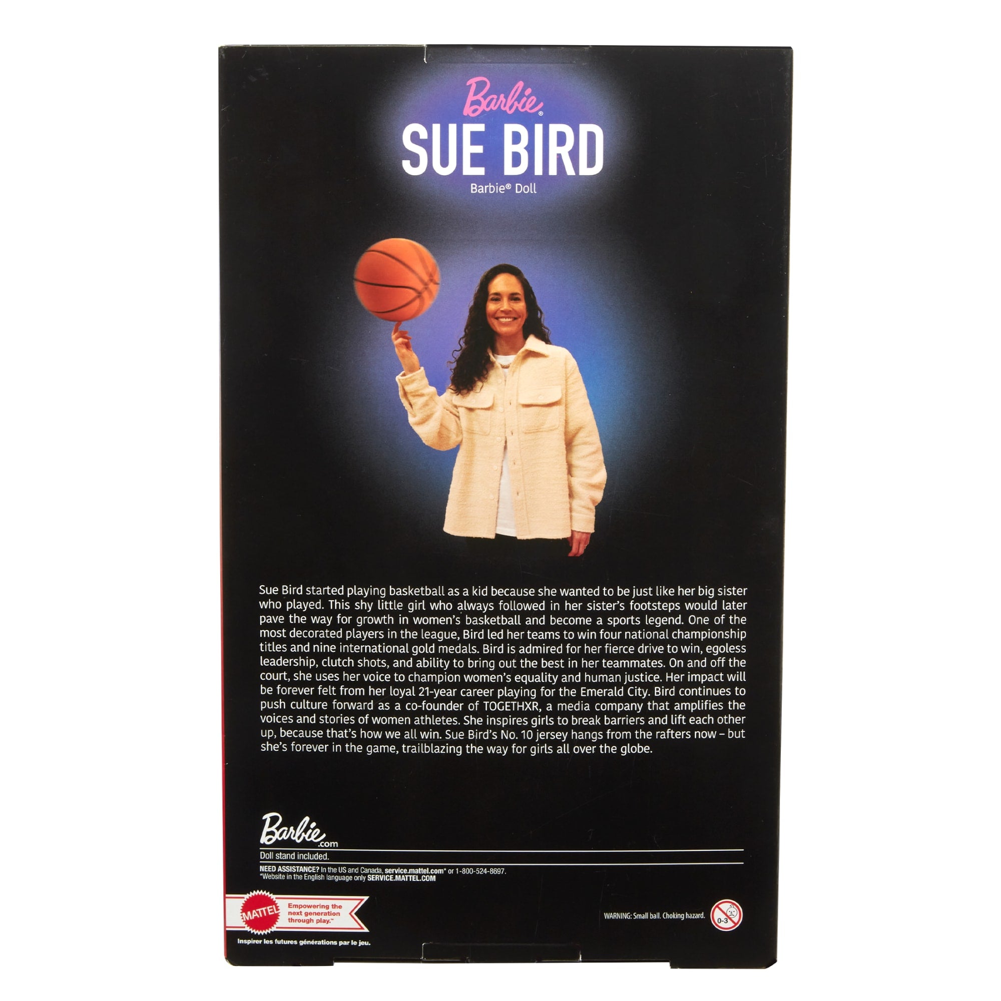 Barbie Inspiring Women Sue Bird Doll - Image 15