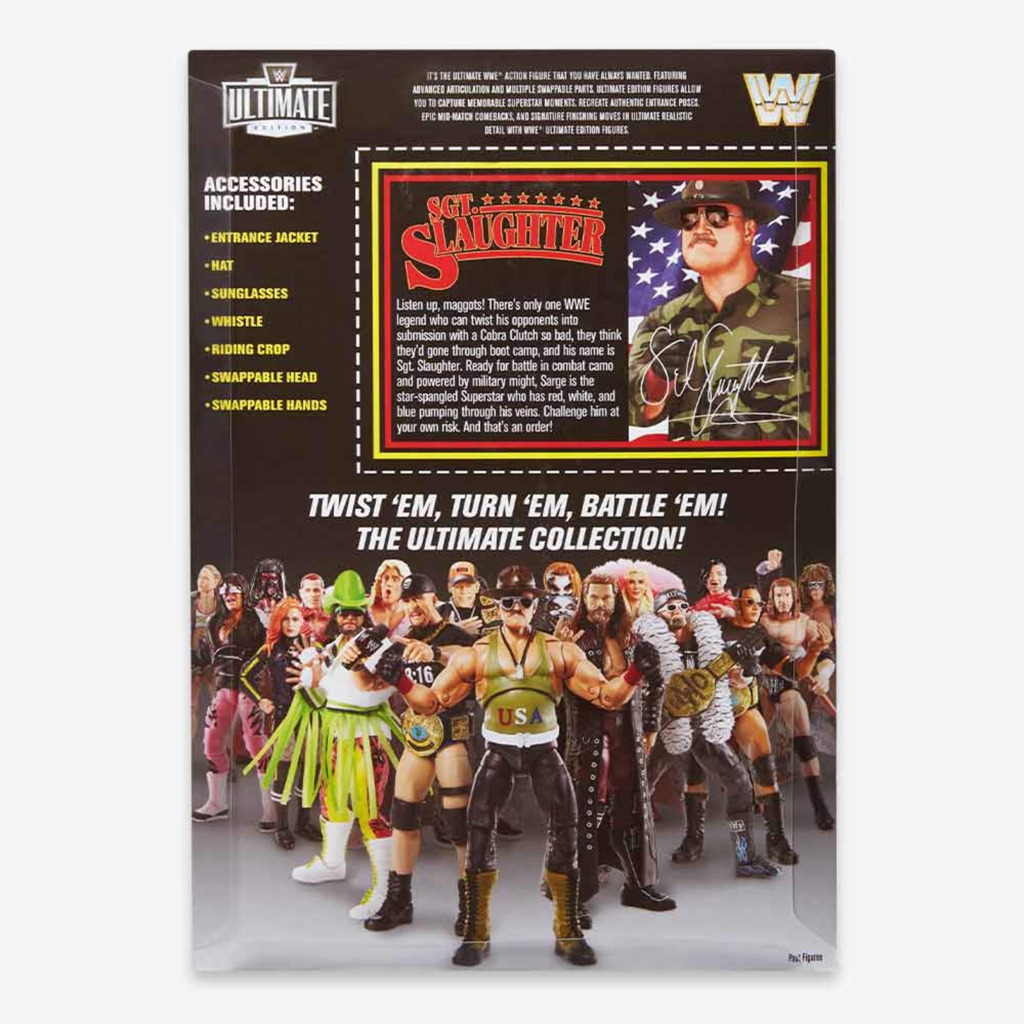 WWE Ultimate Edition Sgt. Slaughter action figure - Image 7
