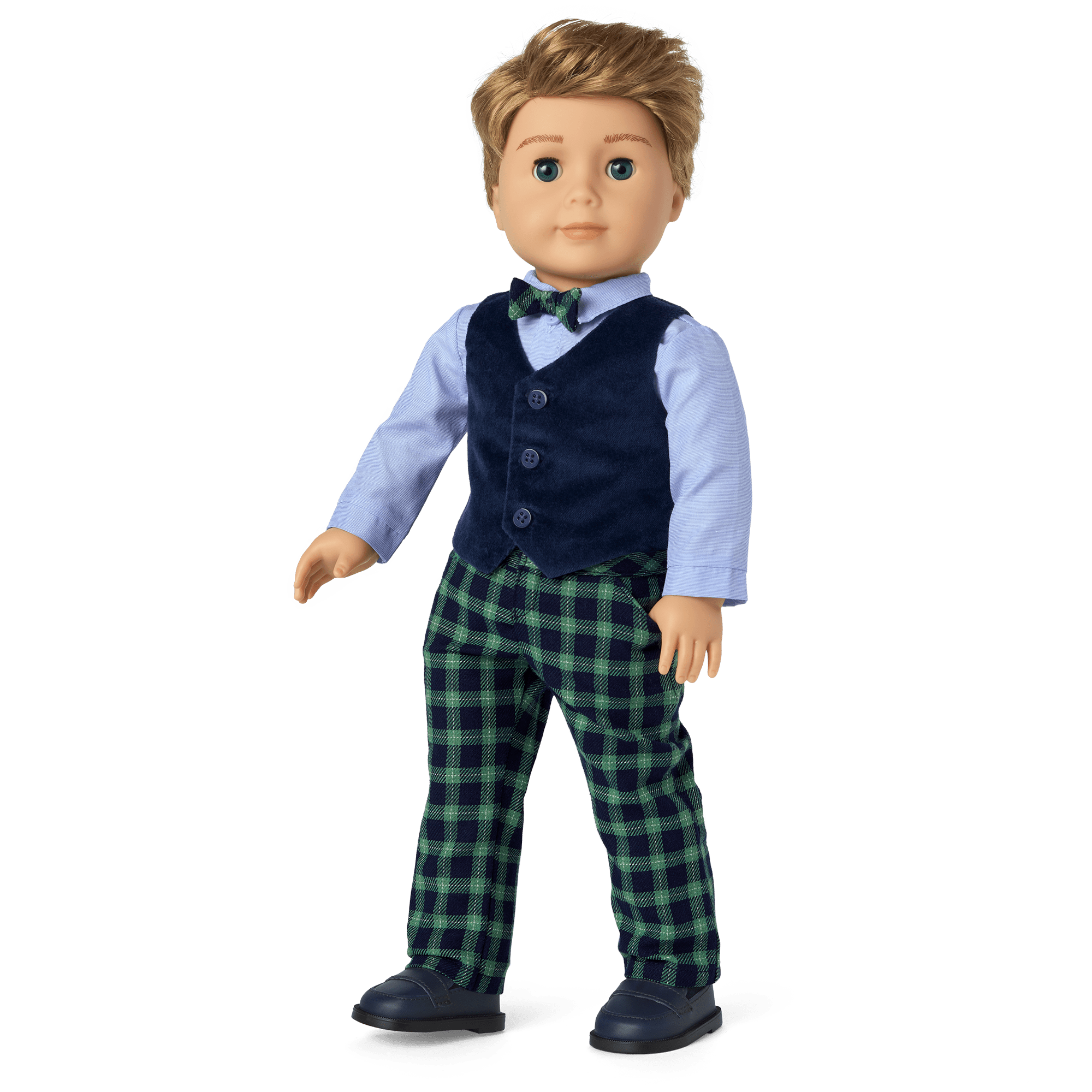 American Girl® x Janie and Jack Tartan Plaid Outfit for 18-inch Dolls - Image 2