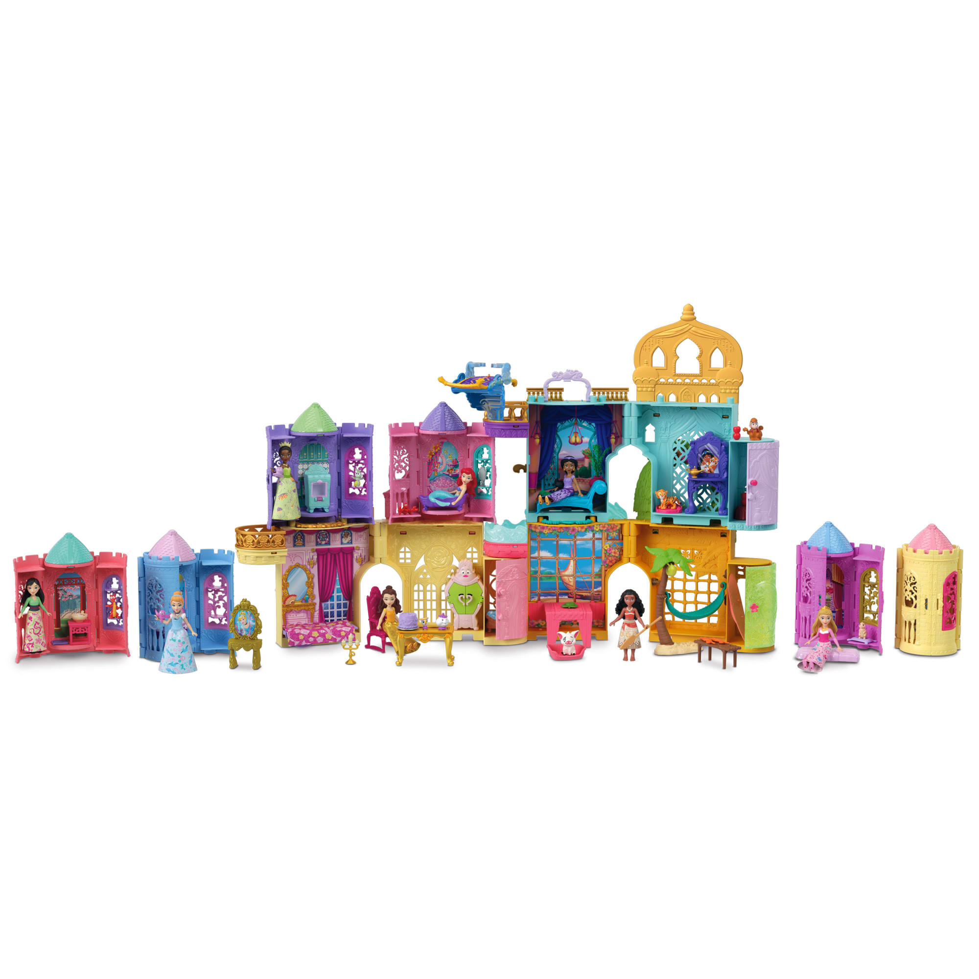 Disney Princess Tower Surprise Small Dolls & Stacking Playsets With 5 Surprises - Image 5