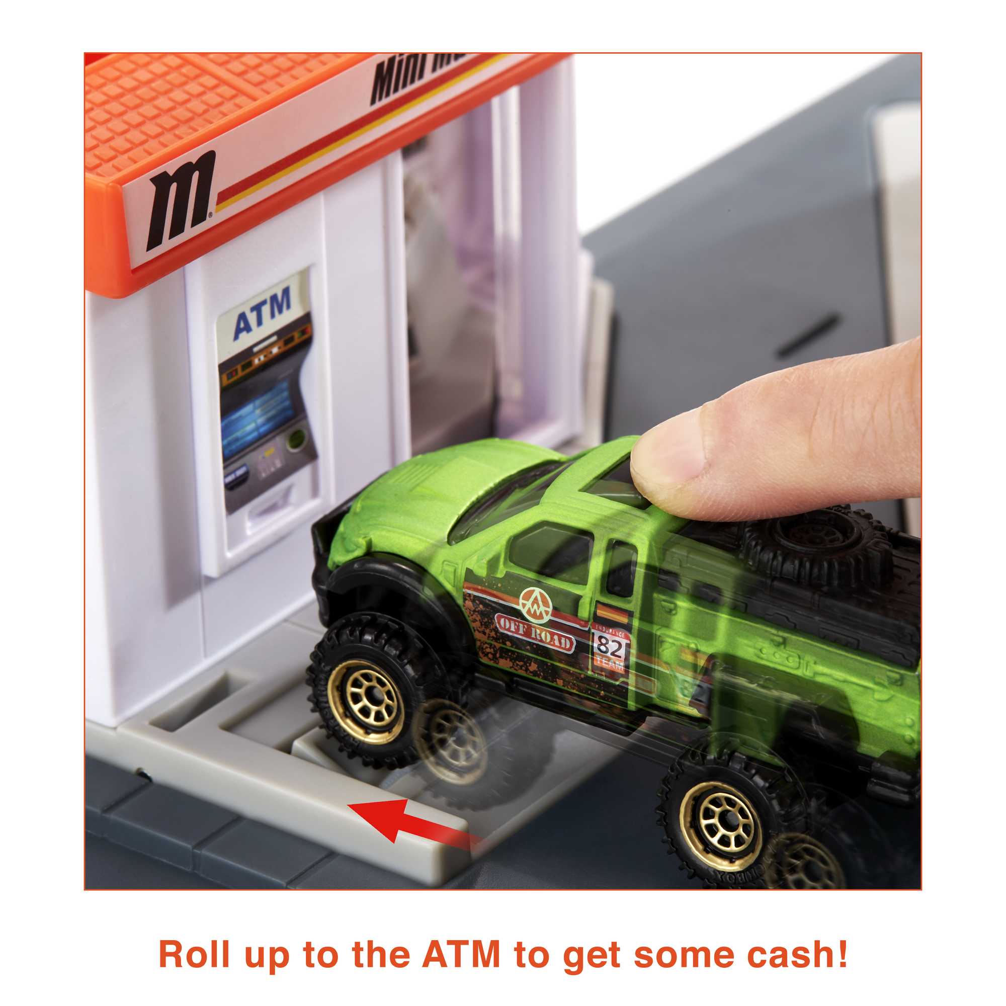 Matchbox Action Drivers Matchbox Fuel Station Playset For Kids 3 Years Old & Up. With 1 1:64 Scale Vehicle - Image 5