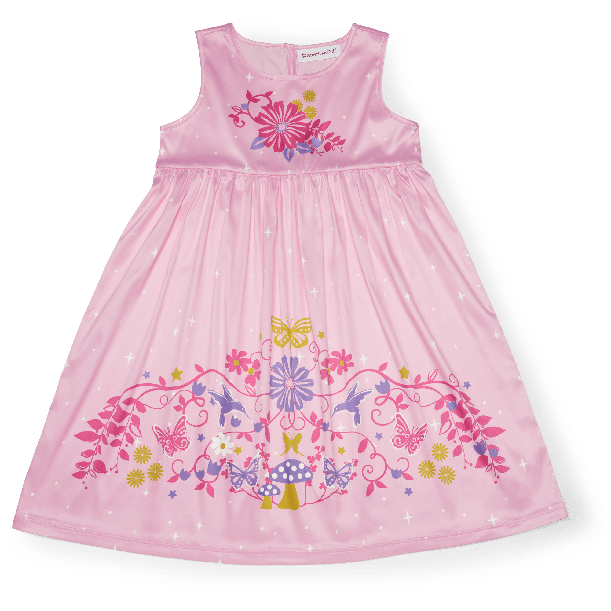 Royal Ruffles Nightie and Robe for Little Girls & WellieWishers™ Dolls - Image 7