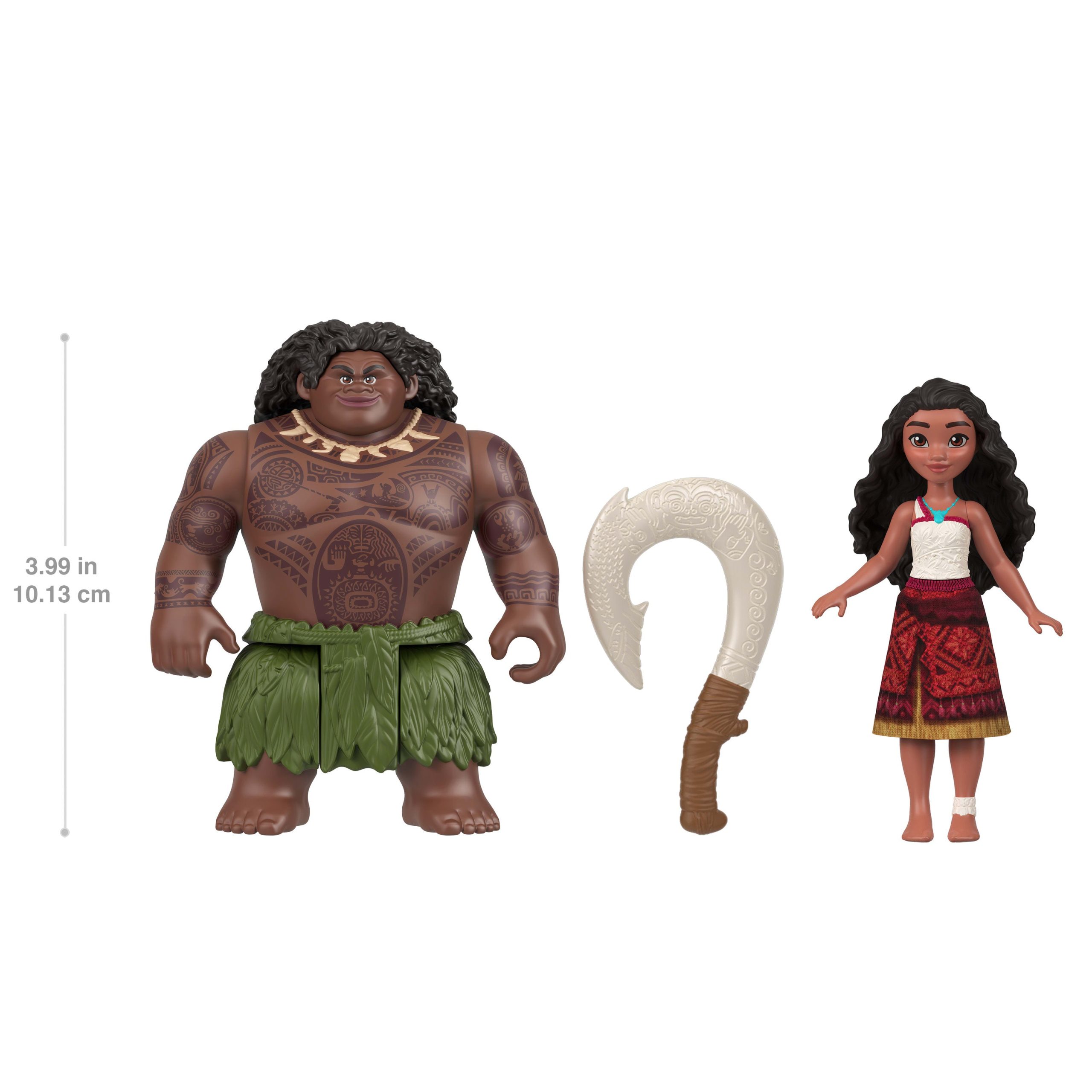 Disney Moana 2 Moana & Maui Ocean Adventures 2-Pack Small Dolls & Accessory Set - Image 2
